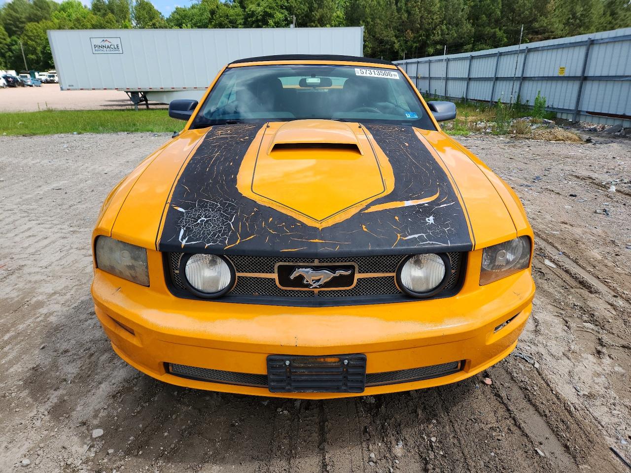 2008 Ford Mustang Gt Orange vin: 1ZVHT85H285203085