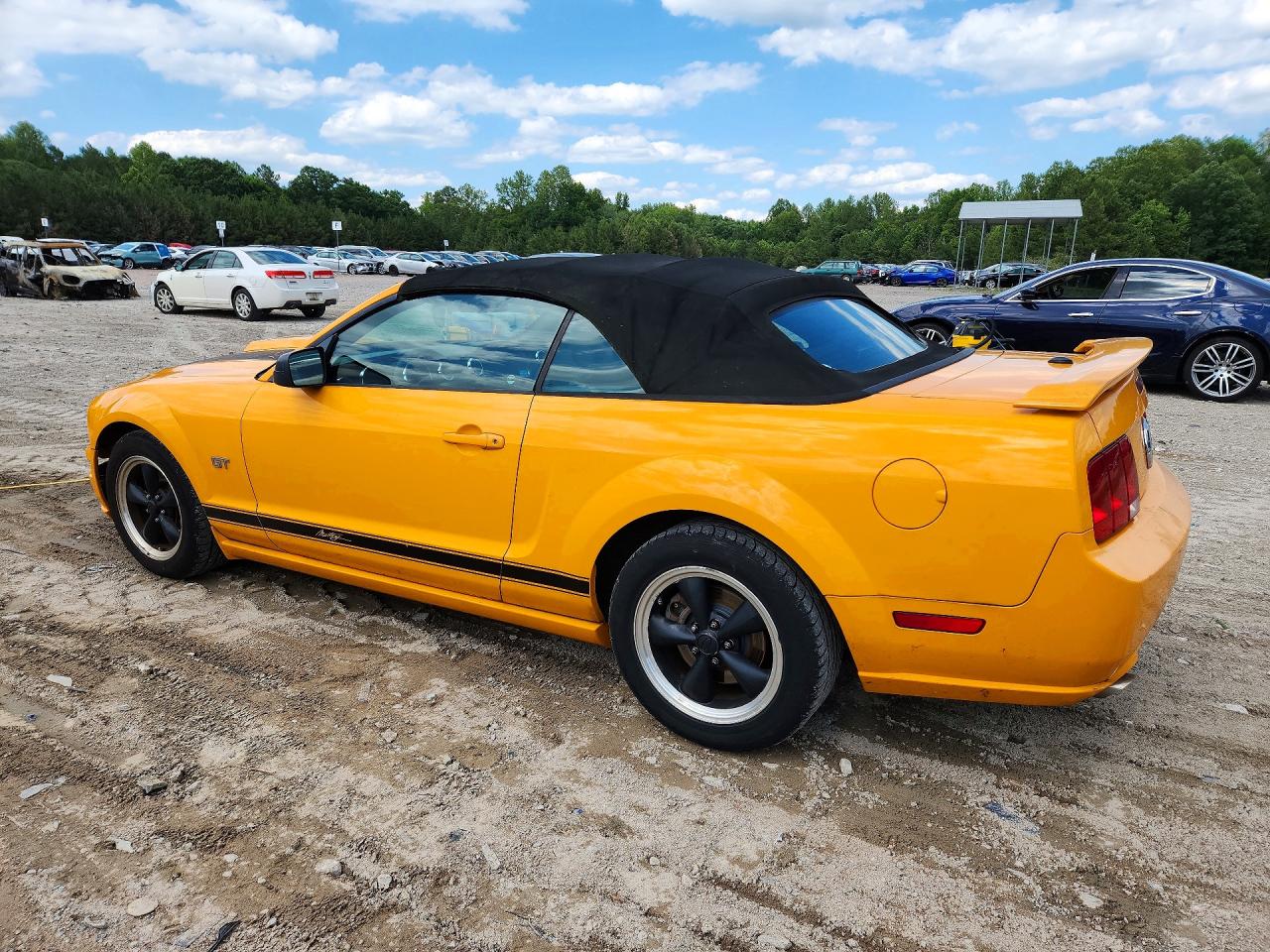 2008 Ford Mustang Gt Orange vin: 1ZVHT85H285203085