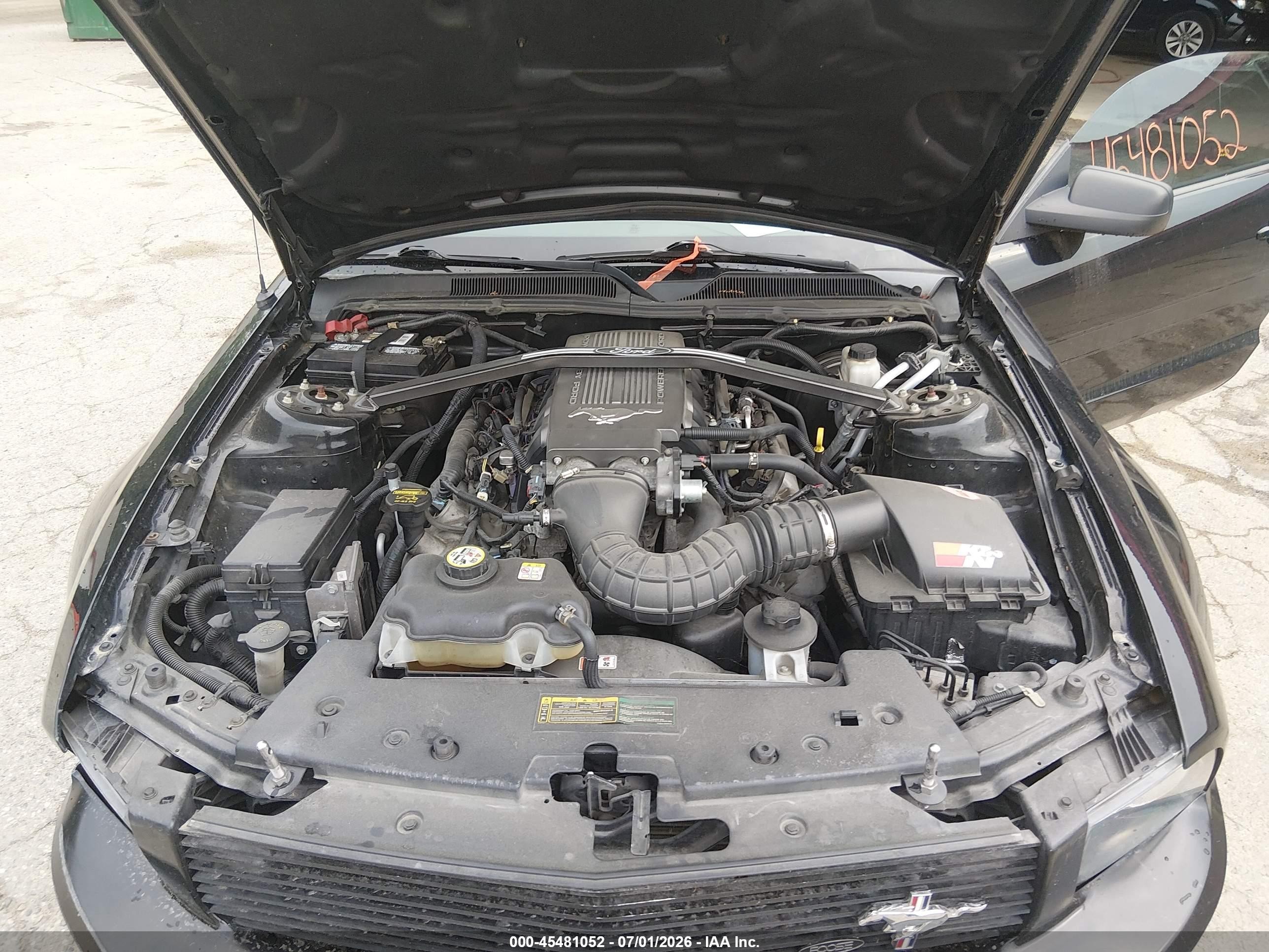 2009 Ford Mustang Gt/gt Premium Black vin: 1ZVHT85H295106888