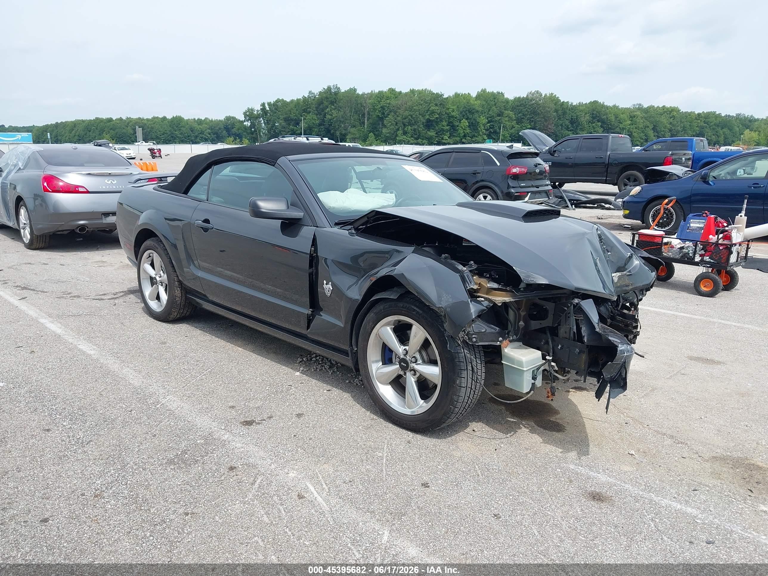 2009 Ford Mustang Gt/gt Premium Gray vin: 1ZVHT85H295121326