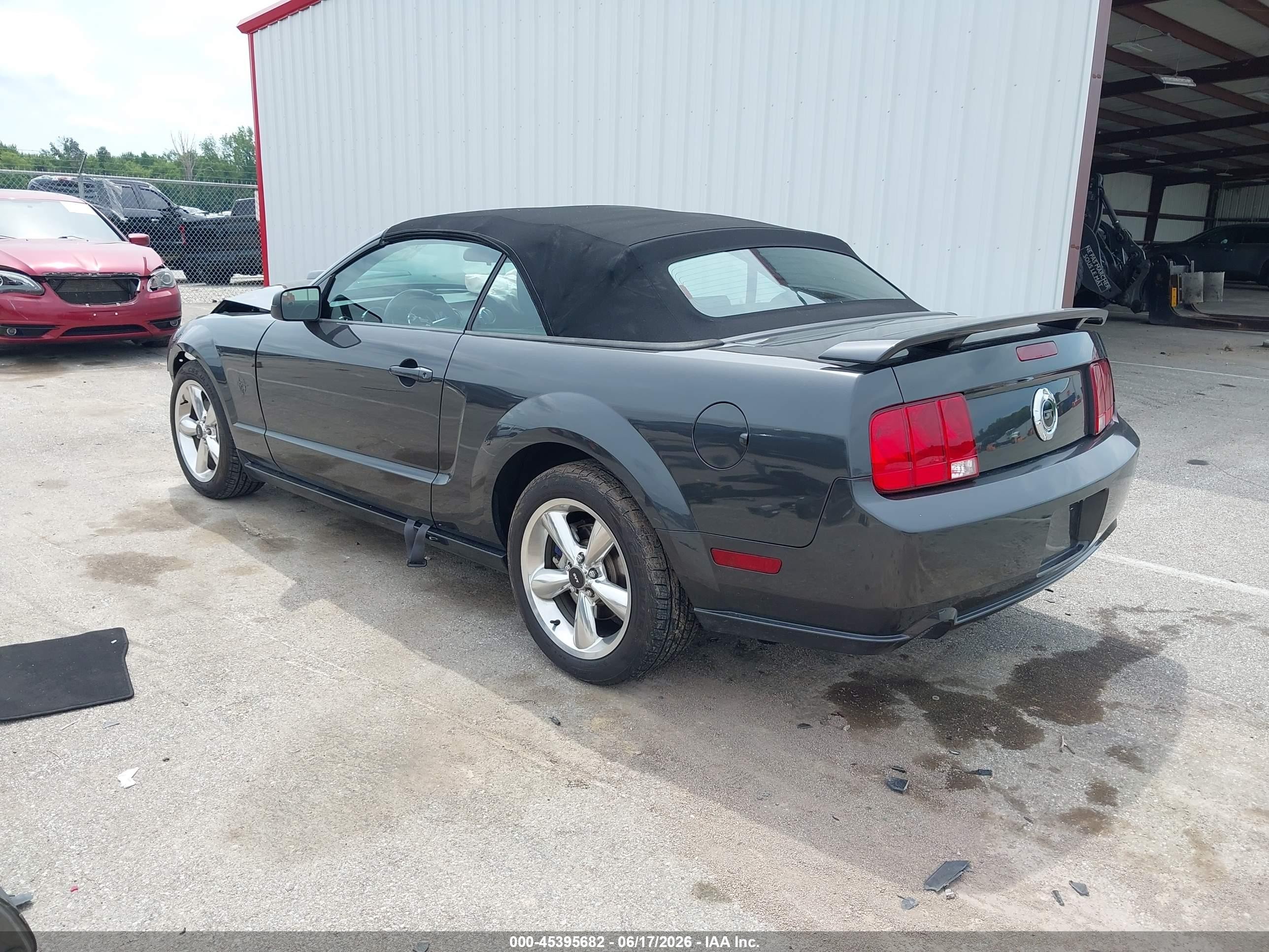 2009 Ford Mustang Gt/gt Premium Gray vin: 1ZVHT85H295121326
