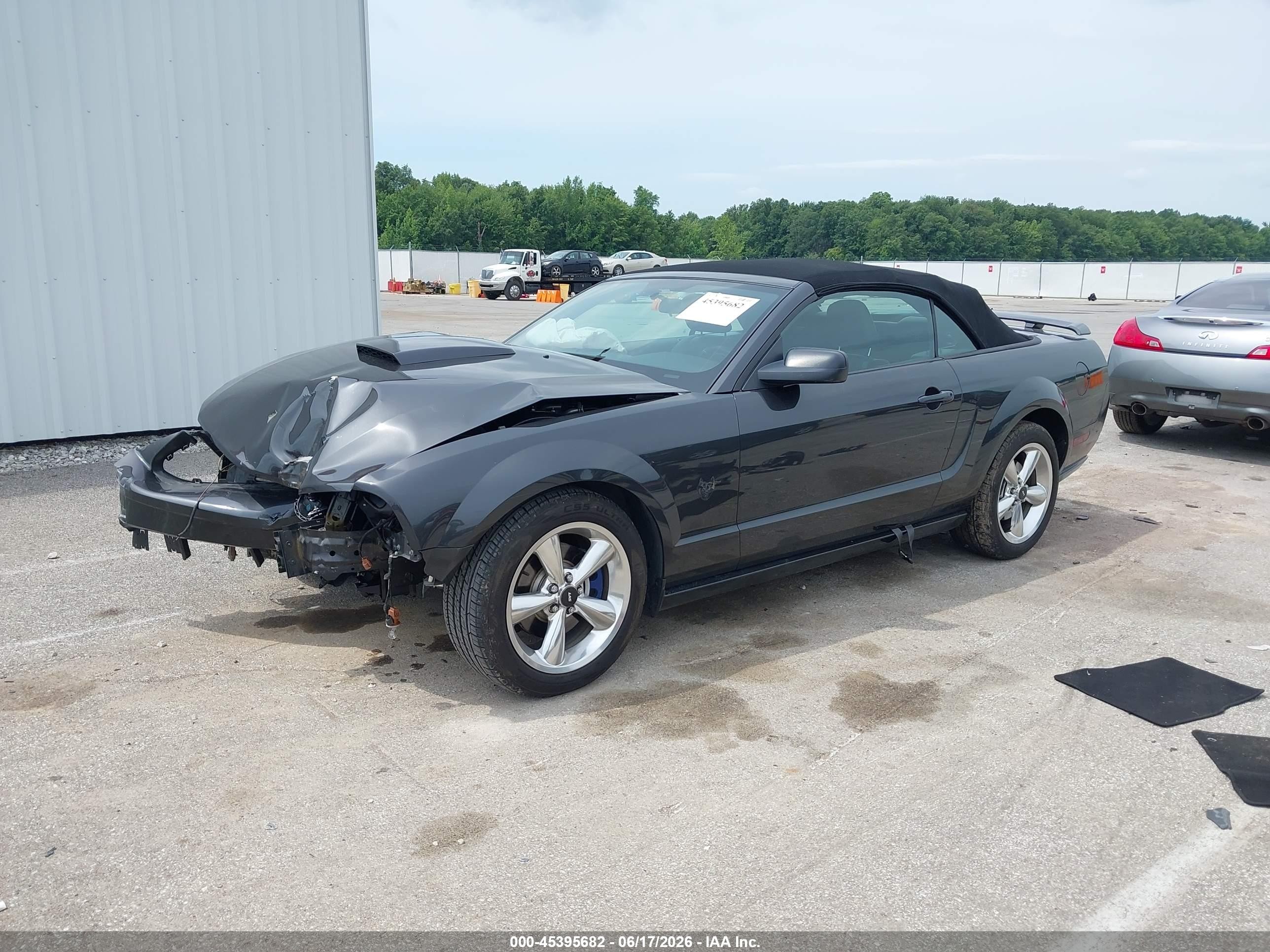2009 Ford Mustang Gt/gt Premium Gray vin: 1ZVHT85H295121326