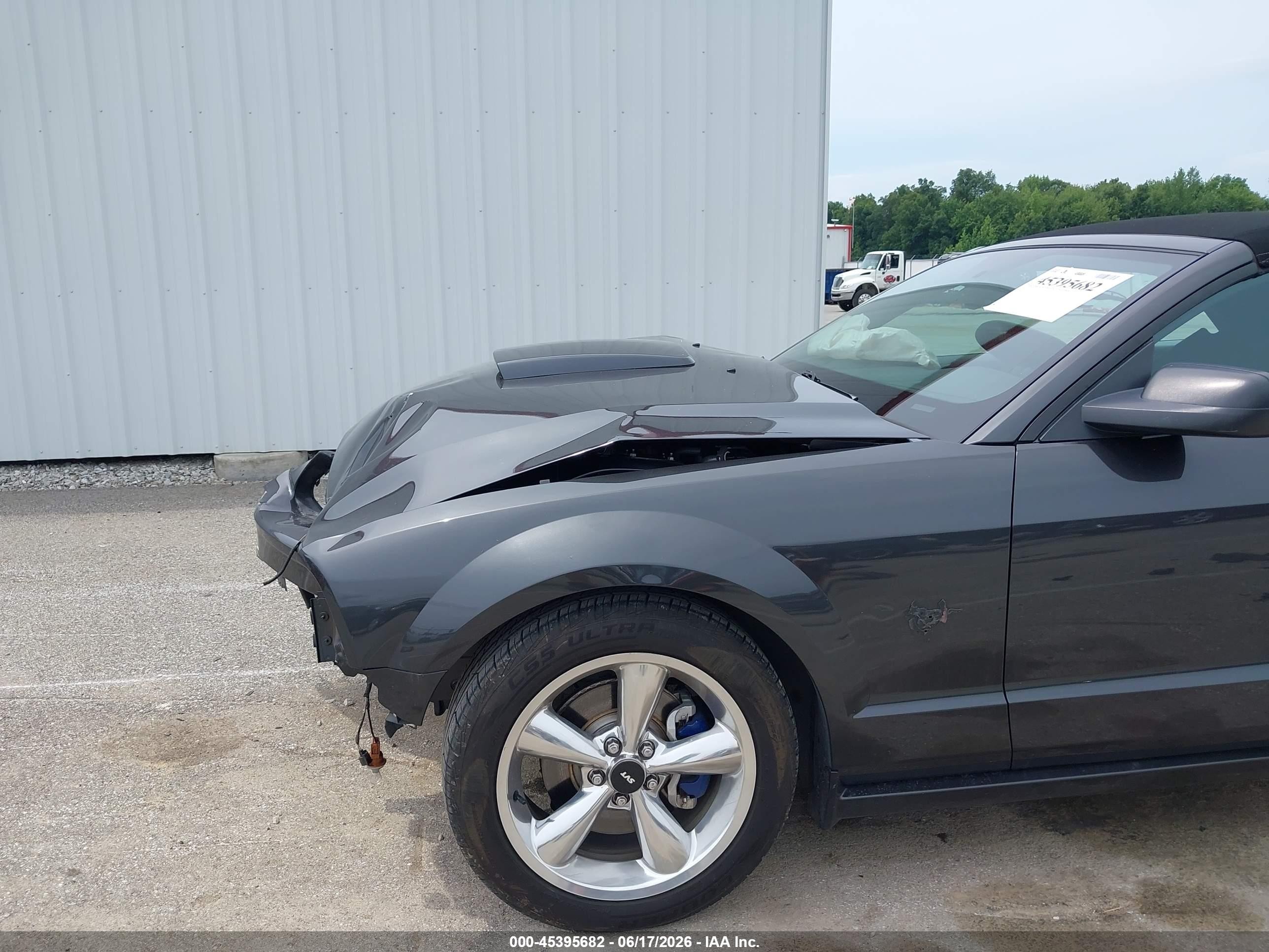 2009 Ford Mustang Gt/gt Premium Gray vin: 1ZVHT85H295121326