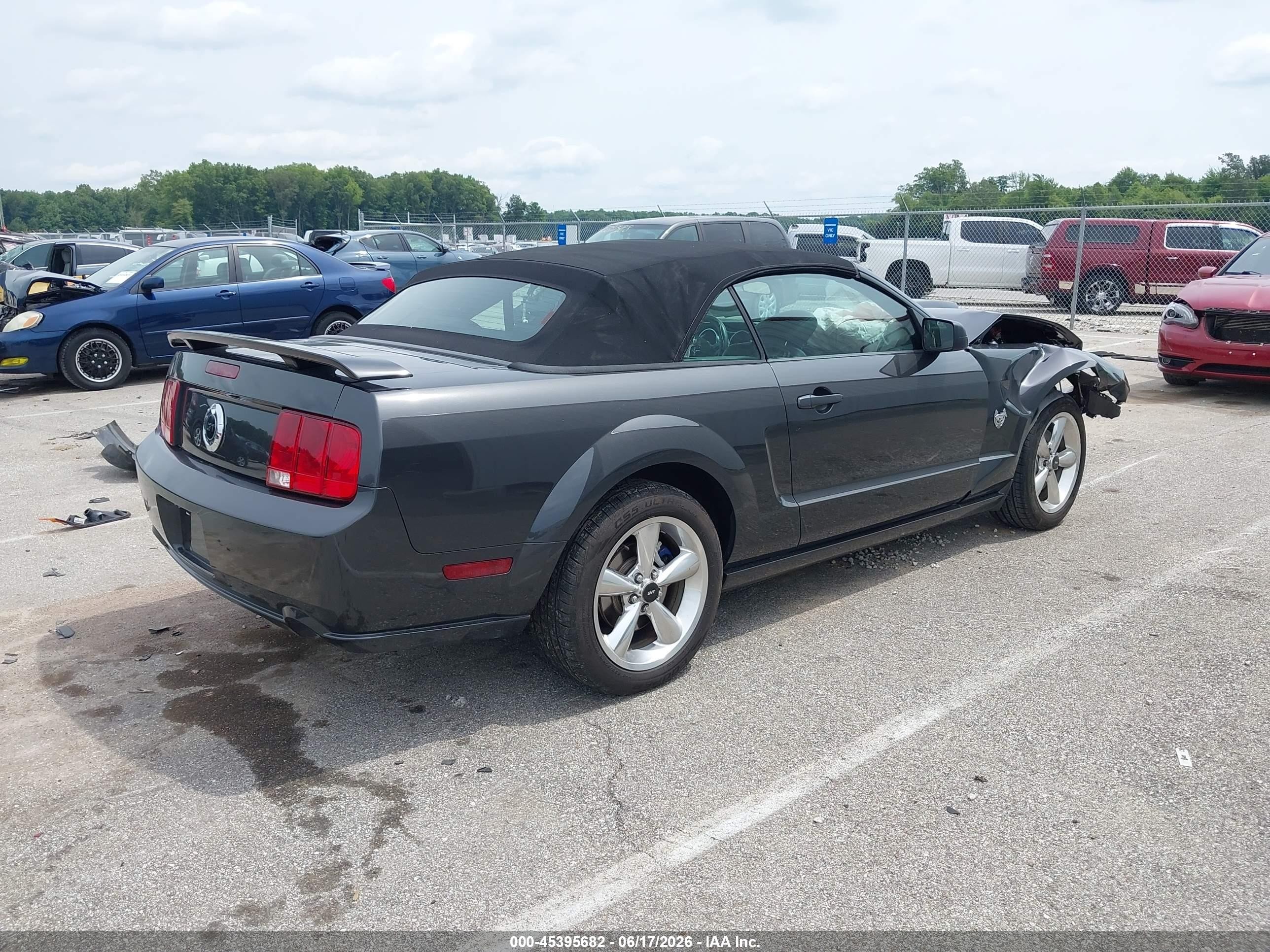 2009 Ford Mustang Gt/gt Premium Gray vin: 1ZVHT85H295121326