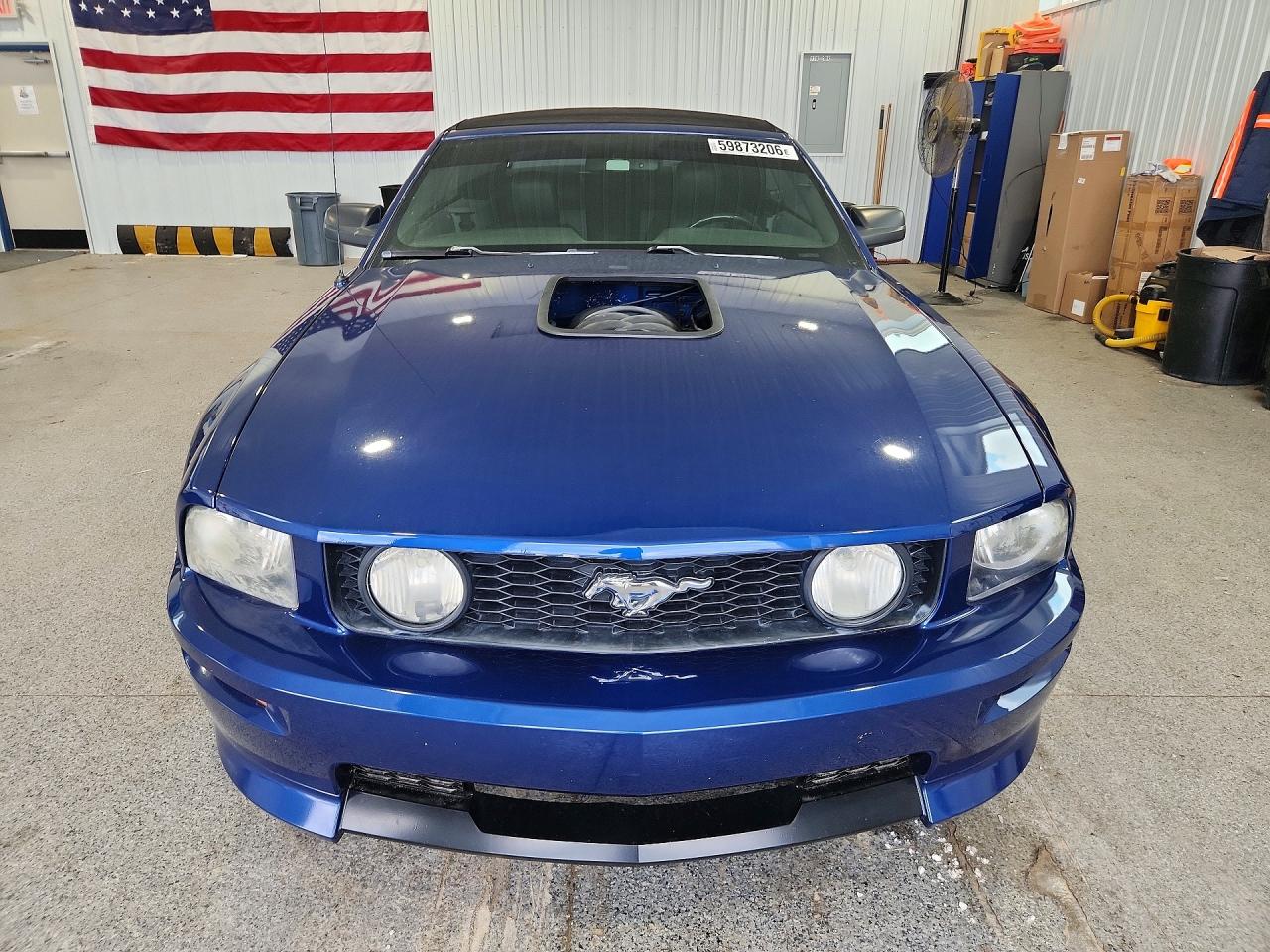 2007 Ford Mustang Gt Blue vin: 1ZVHT85H375306854