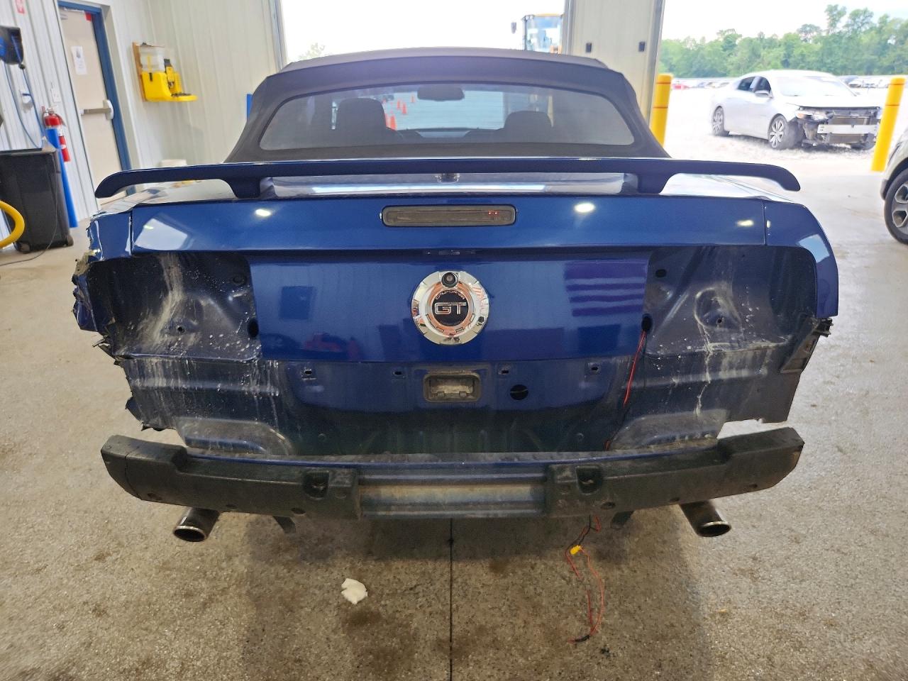 2007 Ford Mustang Gt Blue vin: 1ZVHT85H375306854