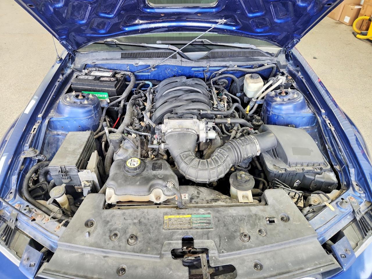 2007 Ford Mustang Gt Blue vin: 1ZVHT85H375306854