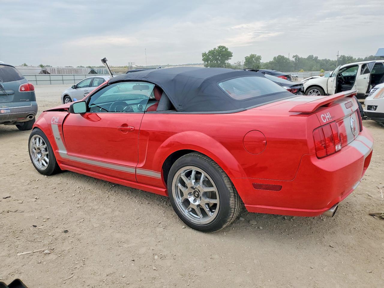 2008 Ford Mustang Gt Red vin: 1ZVHT85H385157928