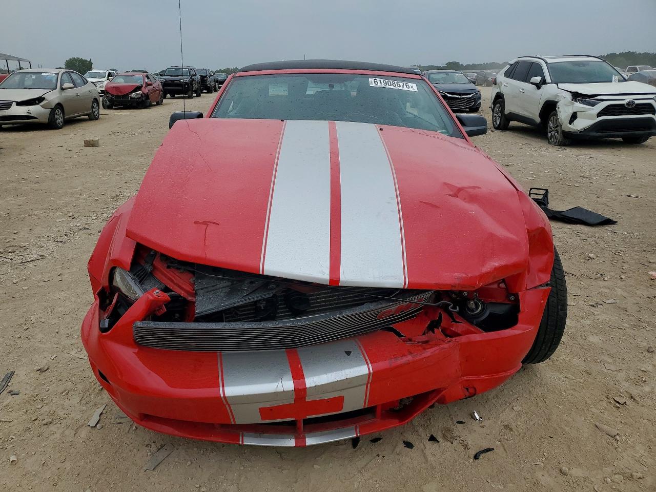 2008 Ford Mustang Gt Red vin: 1ZVHT85H385157928