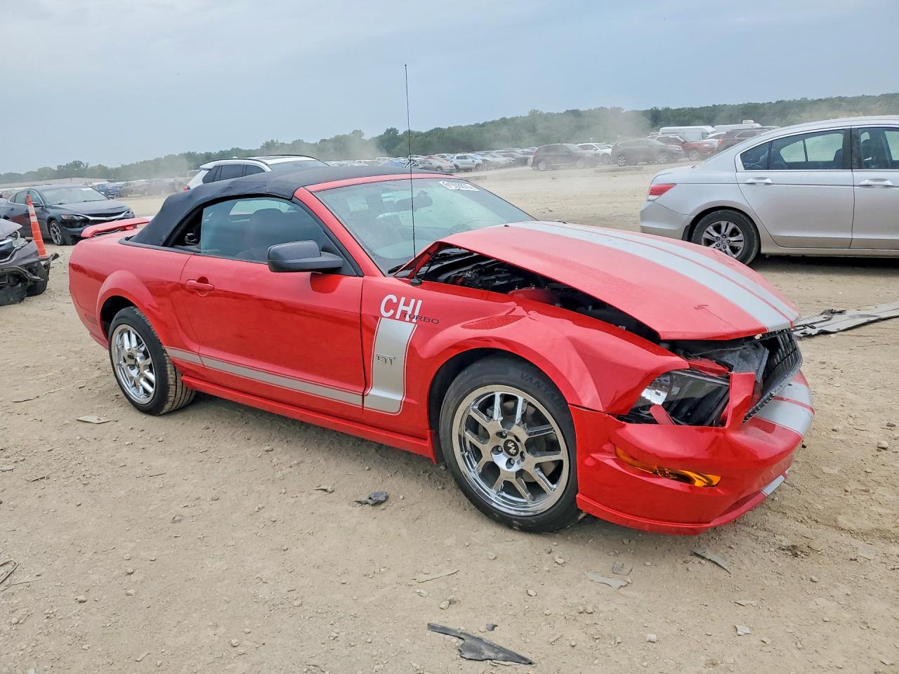 2008 Ford Mustang Gt Red vin: 1ZVHT85H385157928
