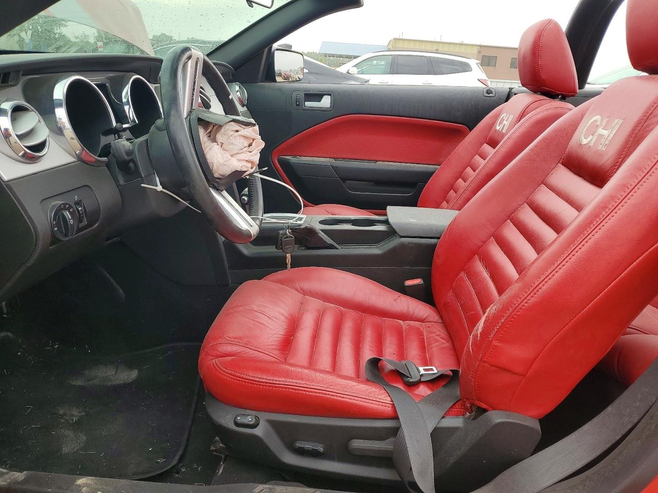 2008 Ford Mustang Gt Red vin: 1ZVHT85H385157928