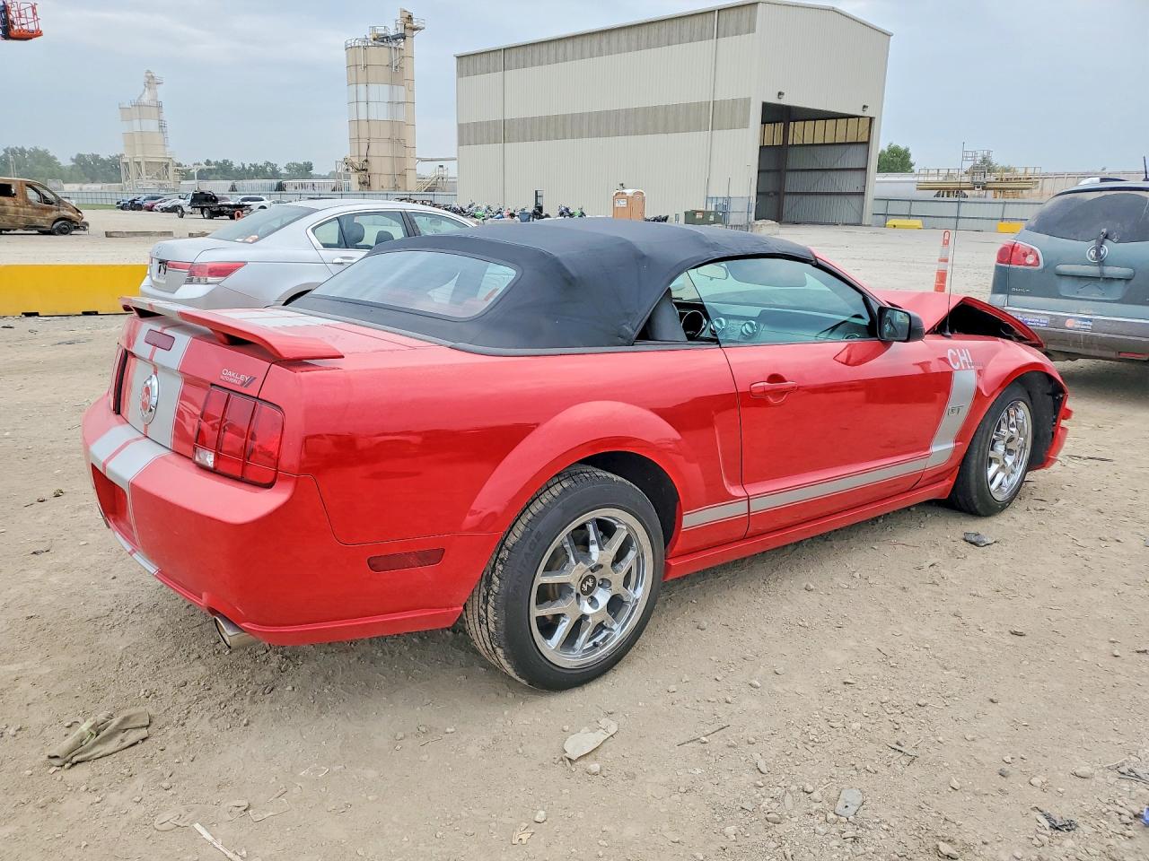 2008 Ford Mustang Gt Red vin: 1ZVHT85H385157928