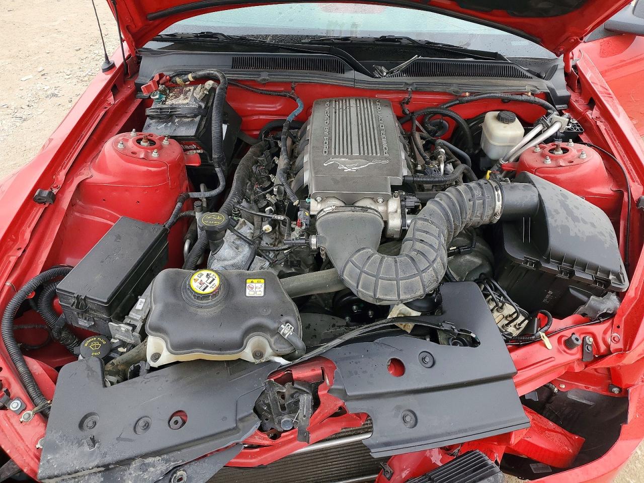 2008 Ford Mustang Gt Red vin: 1ZVHT85H385157928