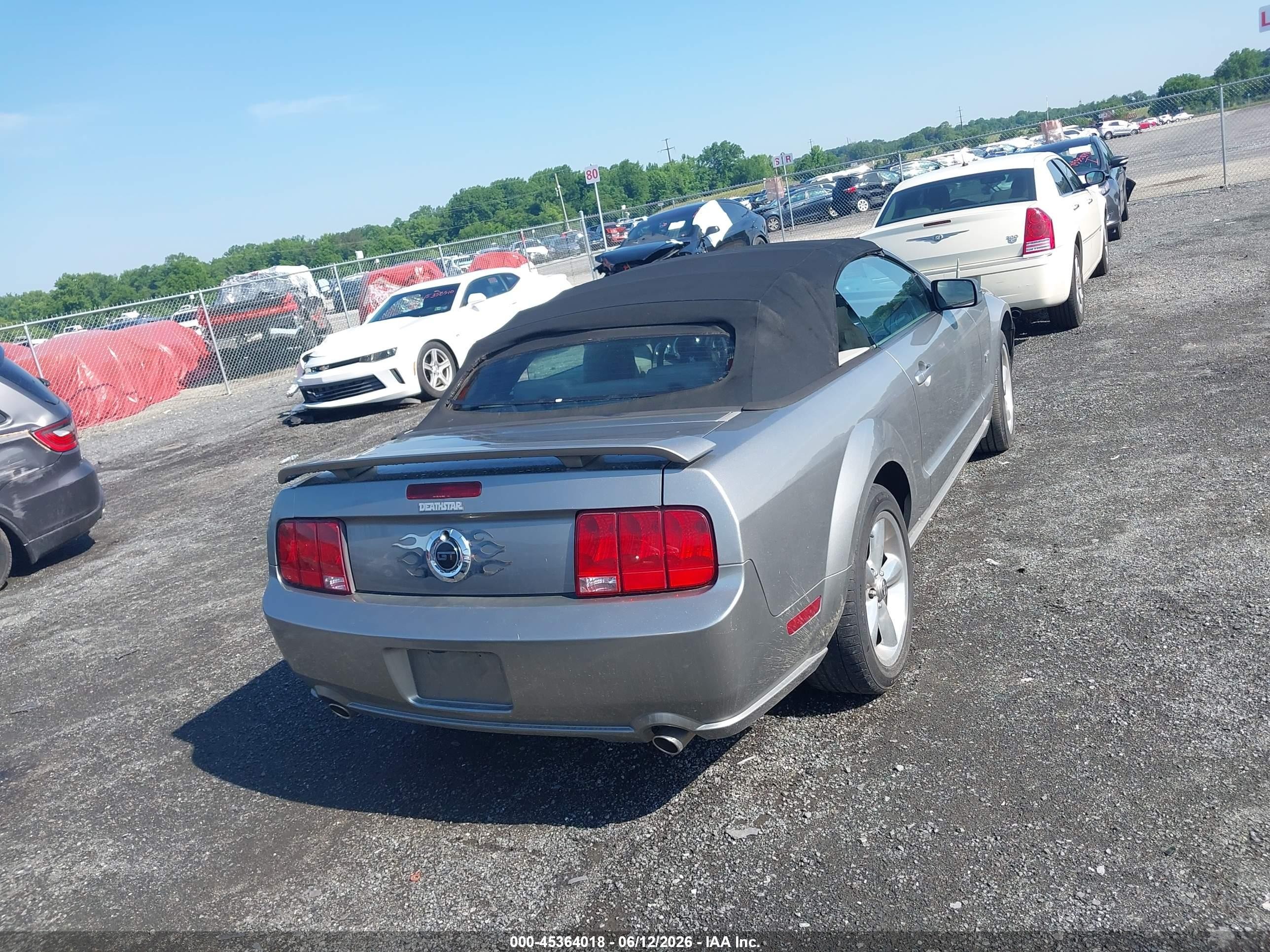 2008 Ford Mustang Gt Deluxe/gt Premium Серый vin: 1ZVHT85H385170971