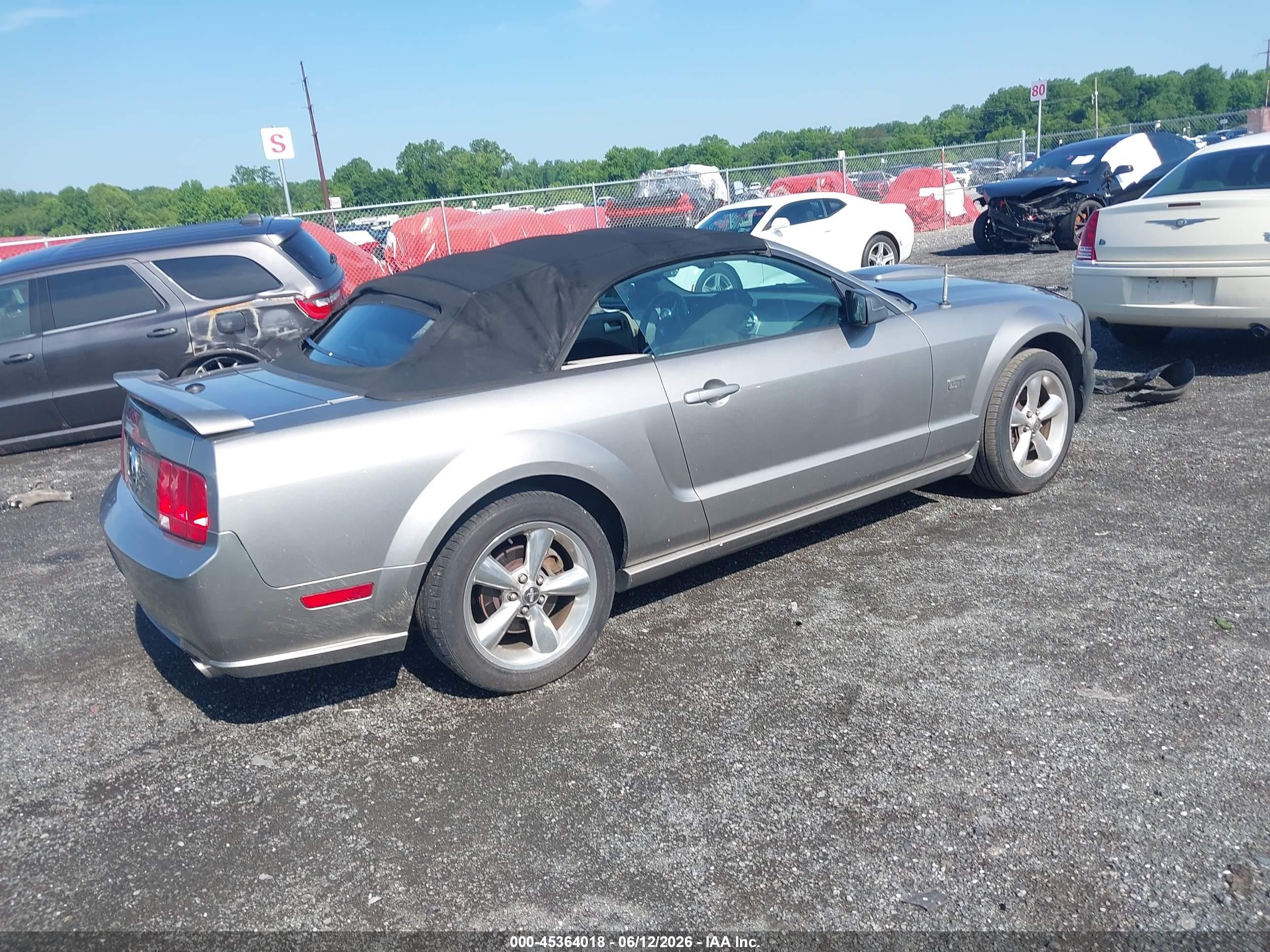 2008 Ford Mustang Gt Deluxe/gt Premium Серый vin: 1ZVHT85H385170971
