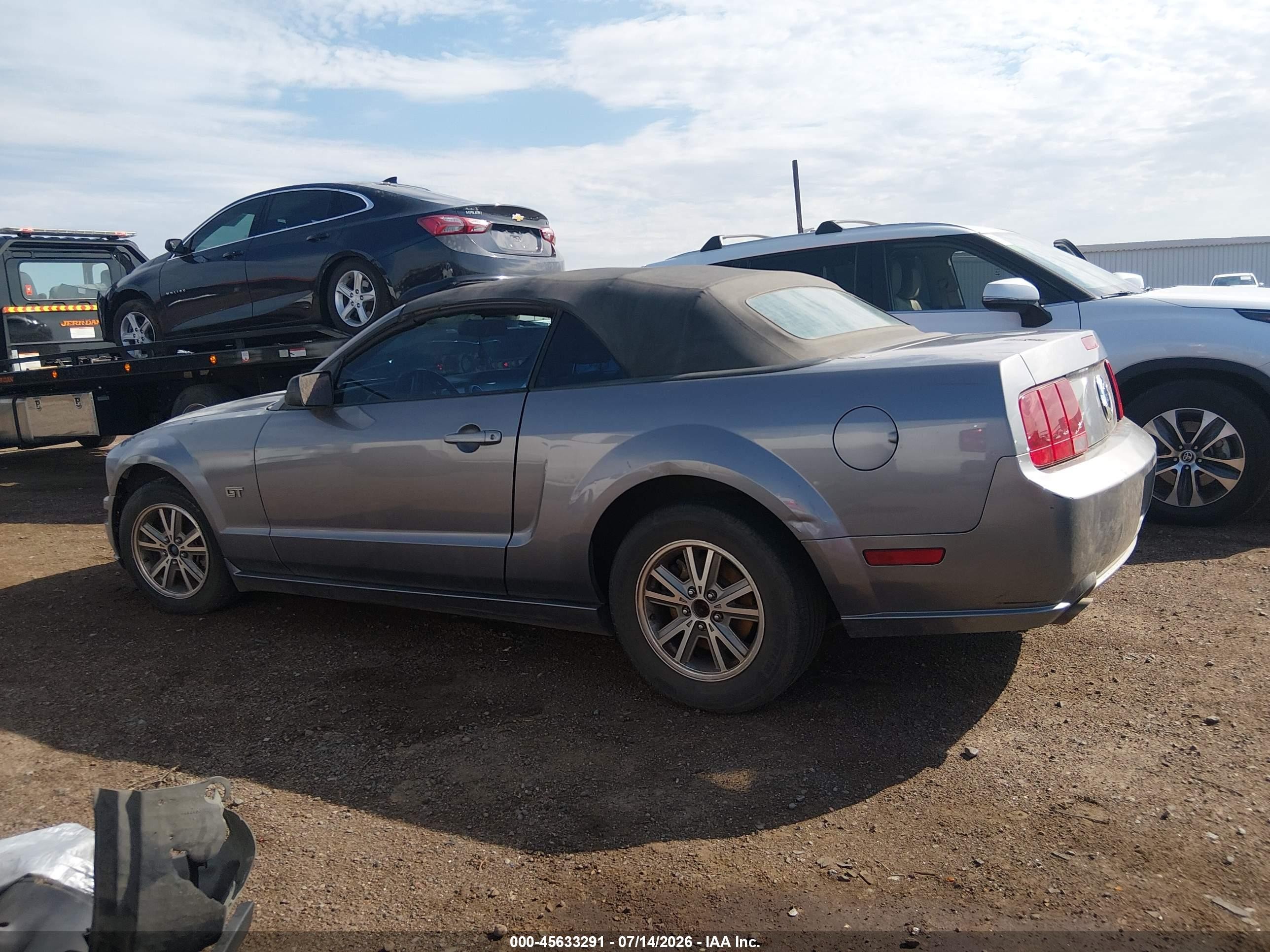 2007 Ford Mustang Gt Deluxe/gt Premium Gray vin: 1ZVHT85H575207789