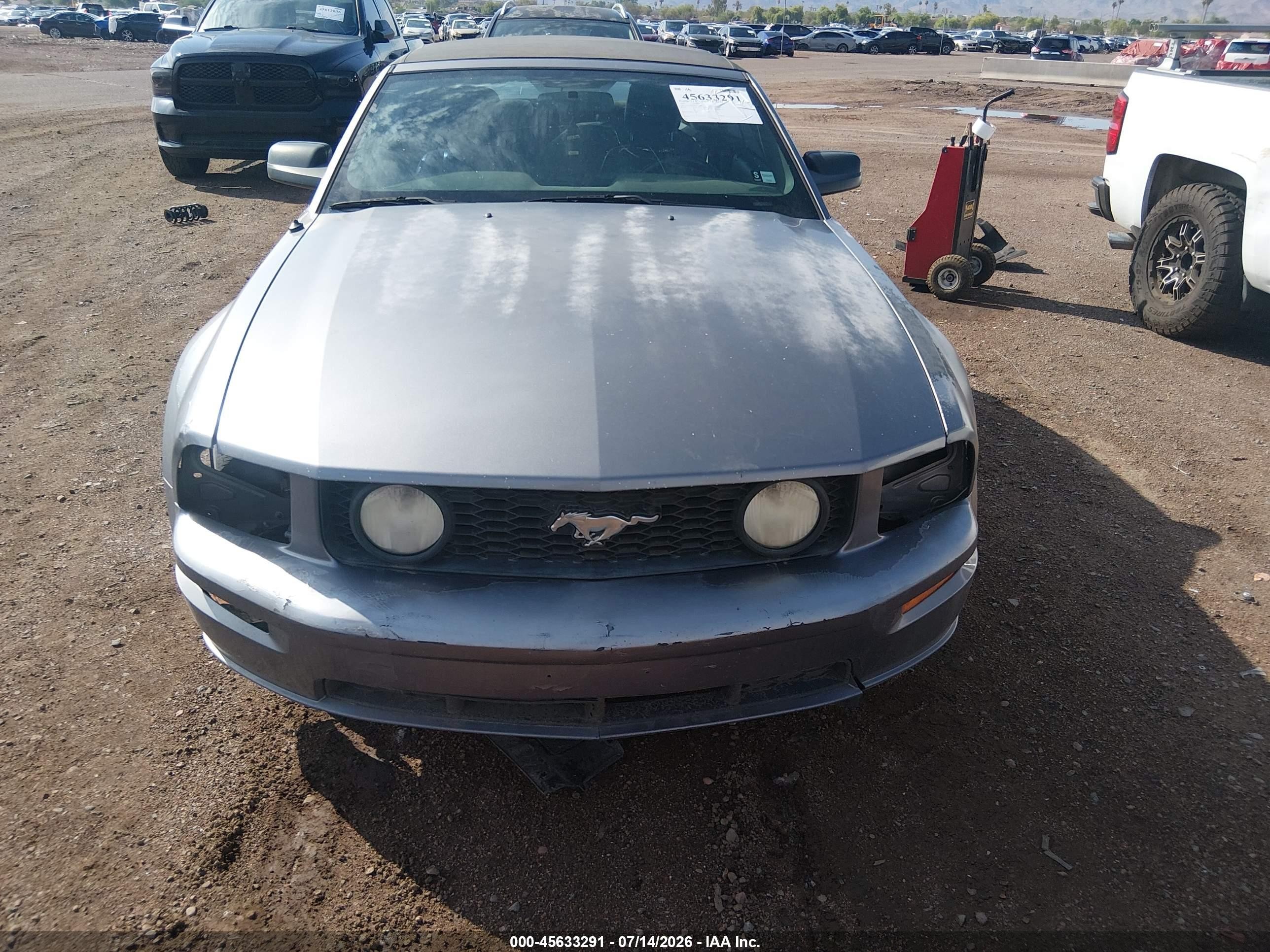 2007 Ford Mustang Gt Deluxe/gt Premium Gray vin: 1ZVHT85H575207789
