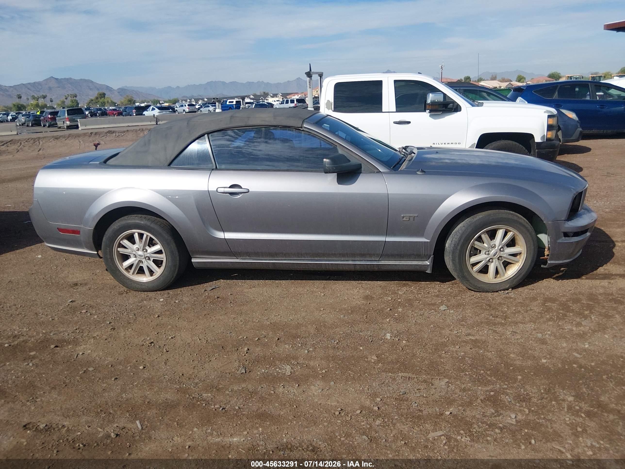 2007 Ford Mustang Gt Deluxe/gt Premium Gray vin: 1ZVHT85H575207789