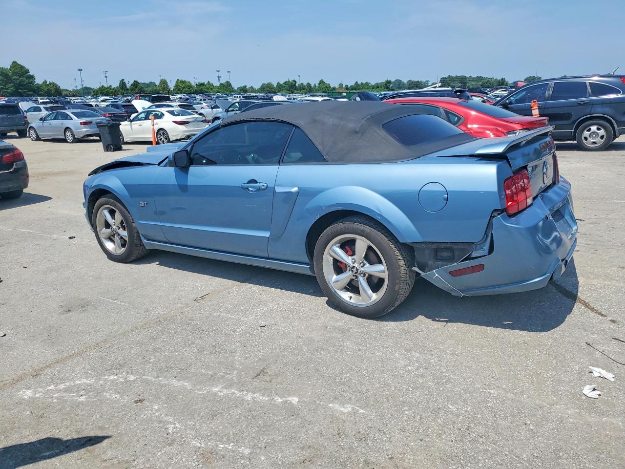 2005 Ford Mustang Gt Blue vin: 1ZVHT85H655248624