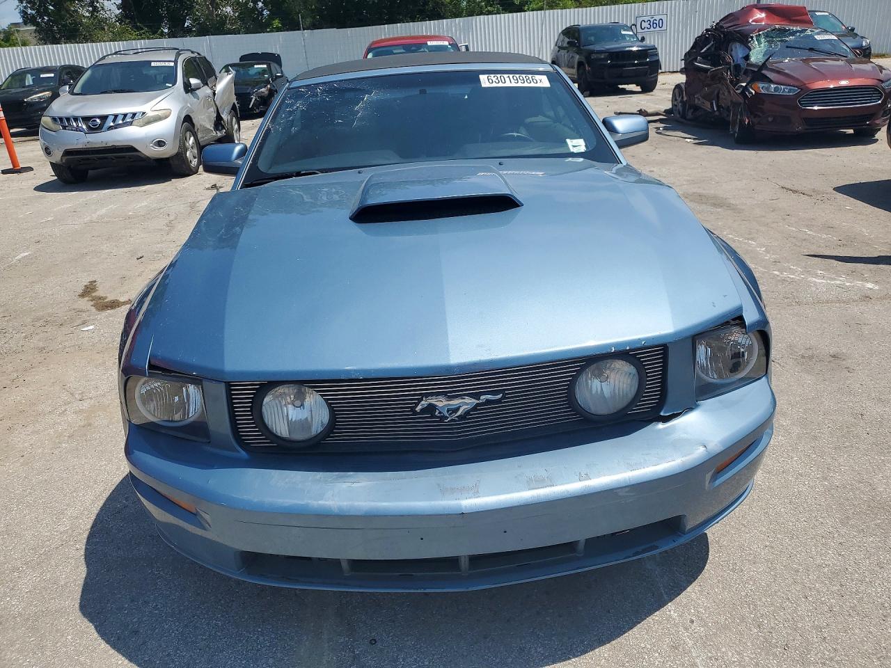 2005 Ford Mustang Gt Blue vin: 1ZVHT85H655248624