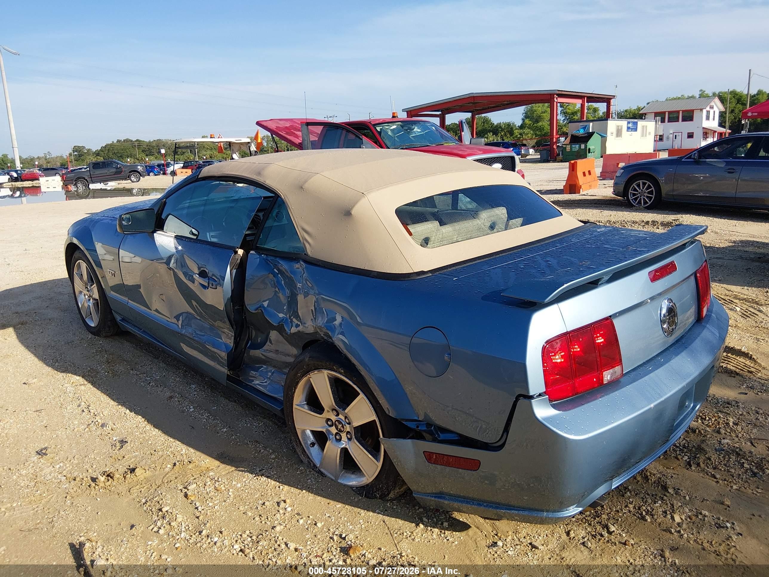 2006 Ford Mustang Gt Light Blue vin: 1ZVHT85H665252562