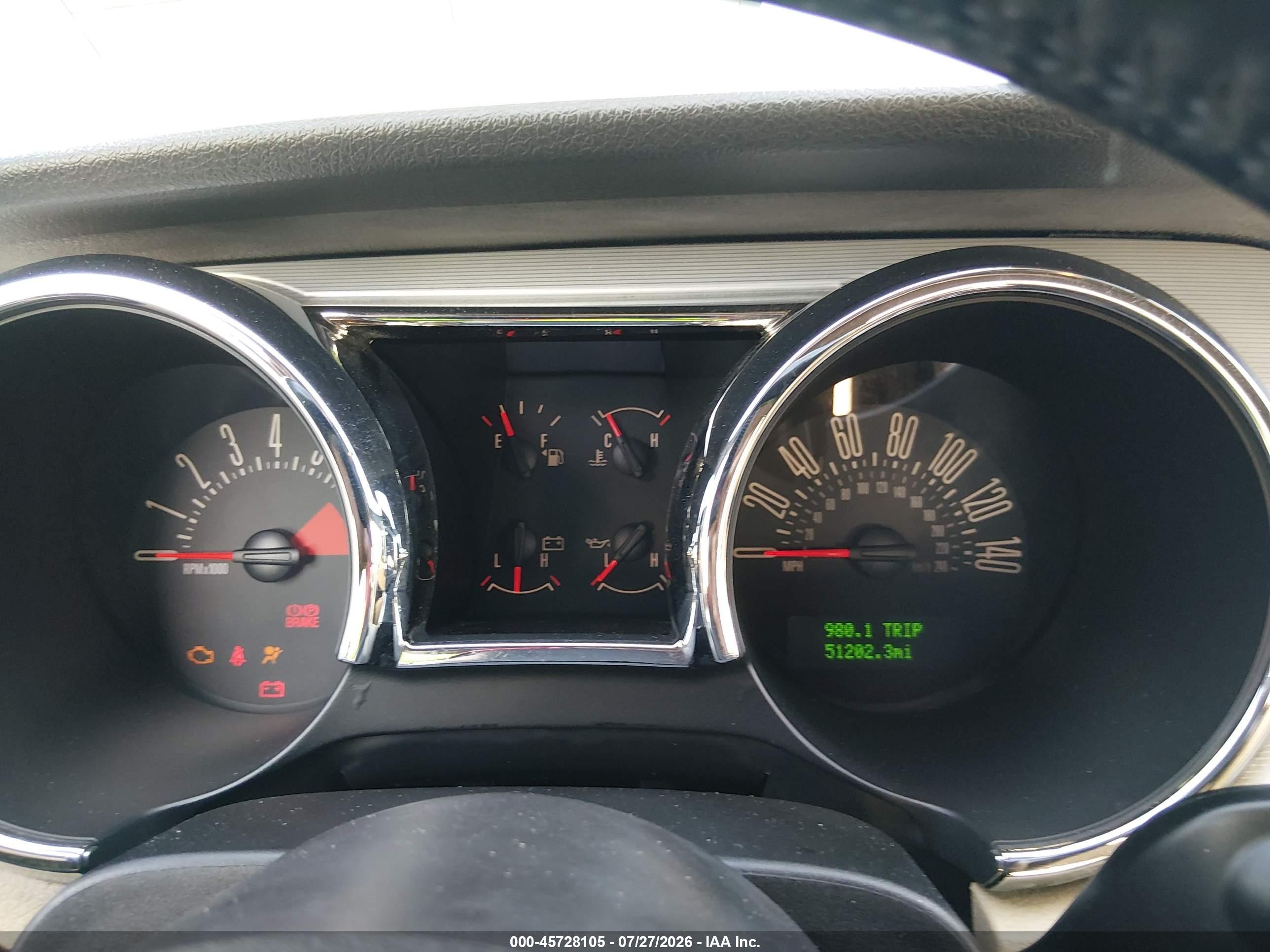 2006 Ford Mustang Gt Light Blue vin: 1ZVHT85H665252562