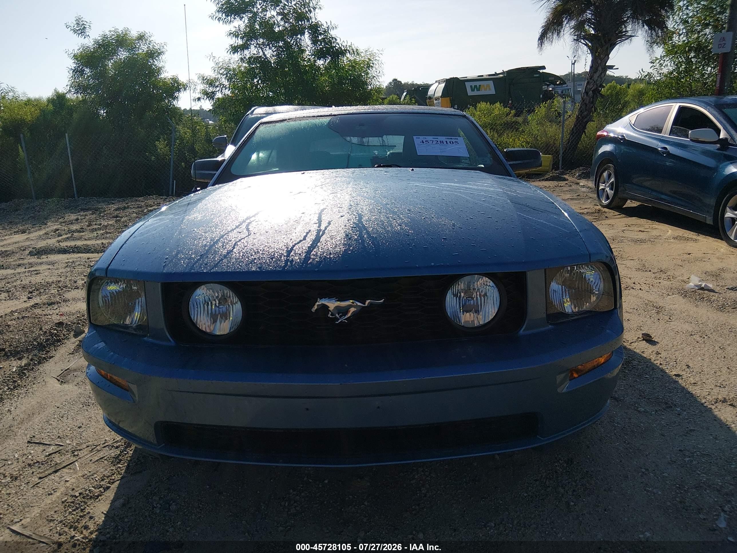 2006 Ford Mustang Gt Light Blue vin: 1ZVHT85H665252562
