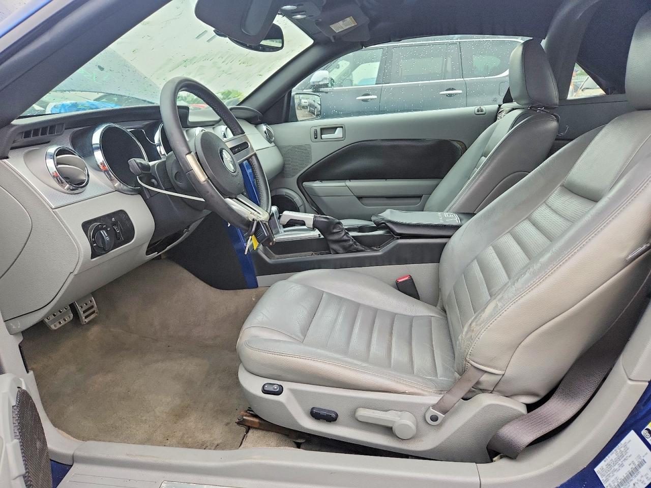 2007 Ford Mustang Gt Blue vin: 1ZVHT85H675363095
