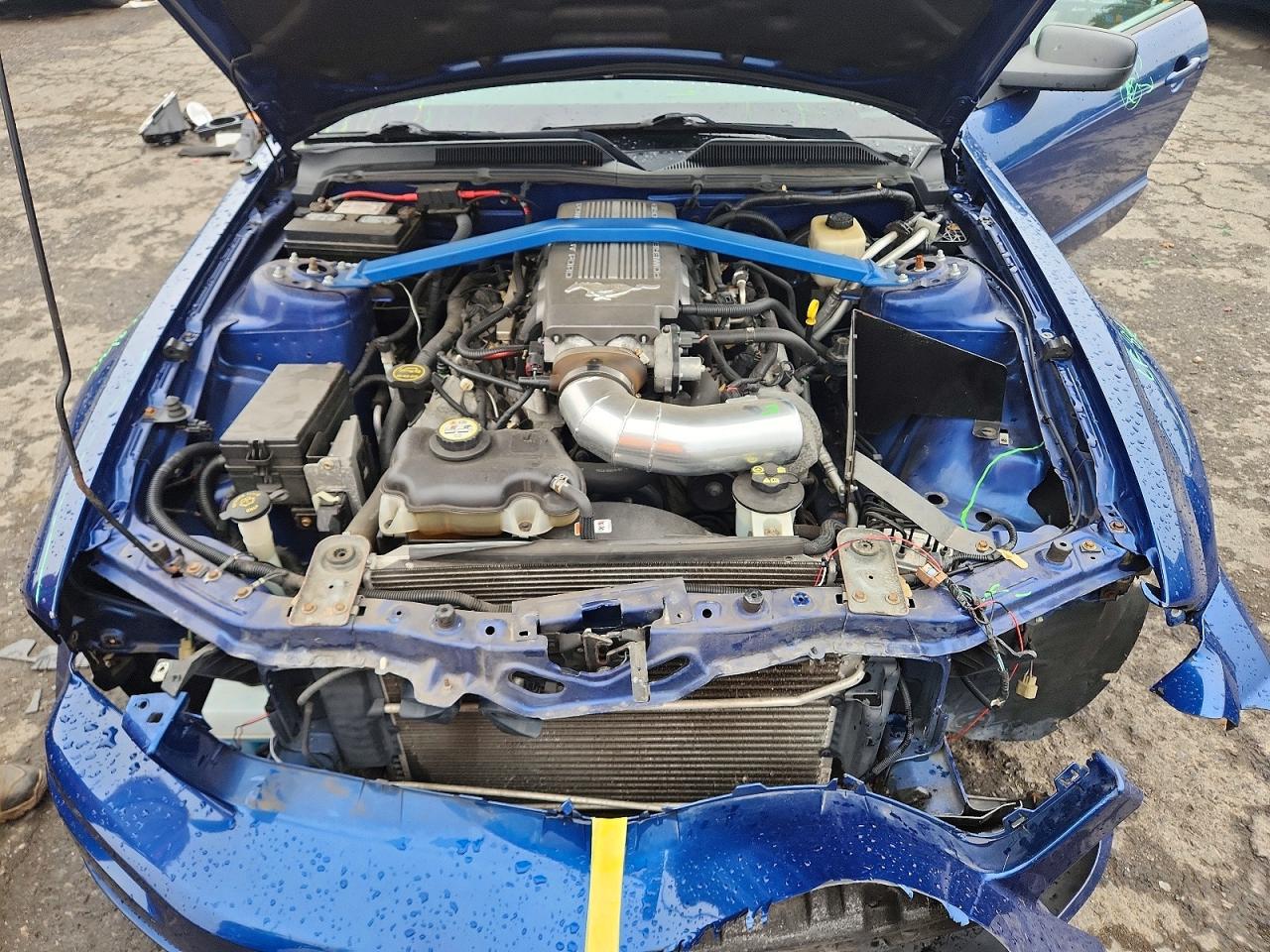 2007 Ford Mustang Gt Blue vin: 1ZVHT85H675363095