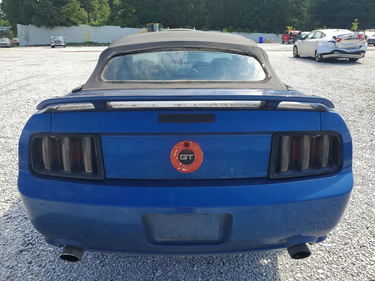 2006 Ford Mustang Gt Blue vin: 1ZVHT85H765255227