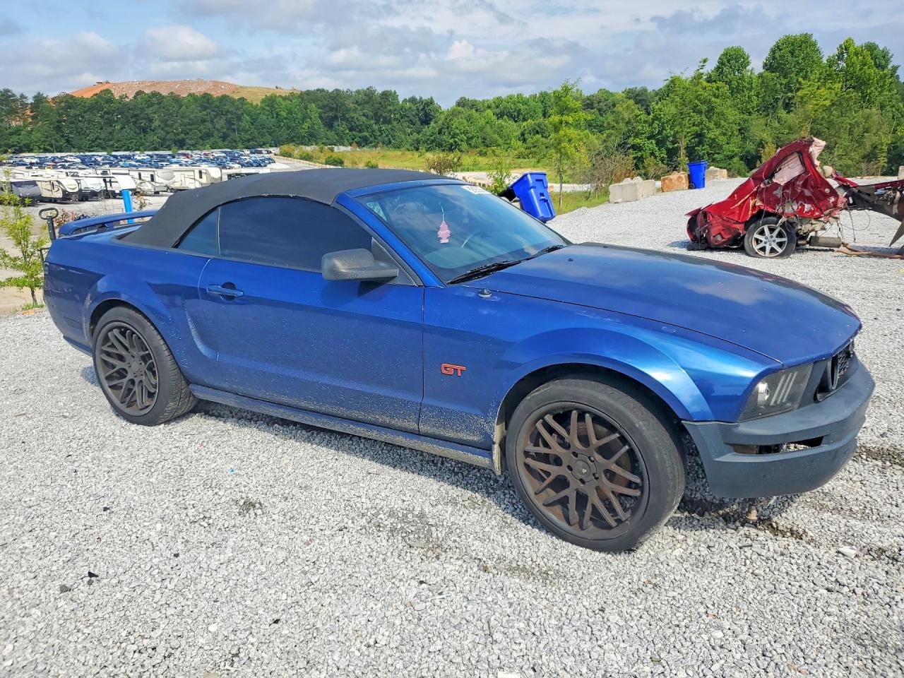 2006 Ford Mustang Gt Blue vin: 1ZVHT85H765255227