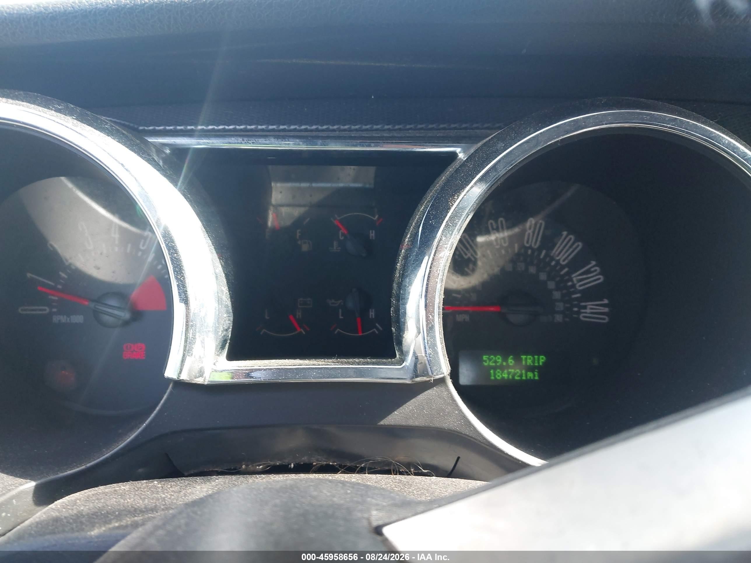 2007 Ford Mustang Gt Deluxe/gt Premium Red vin: 1ZVHT85H775328873