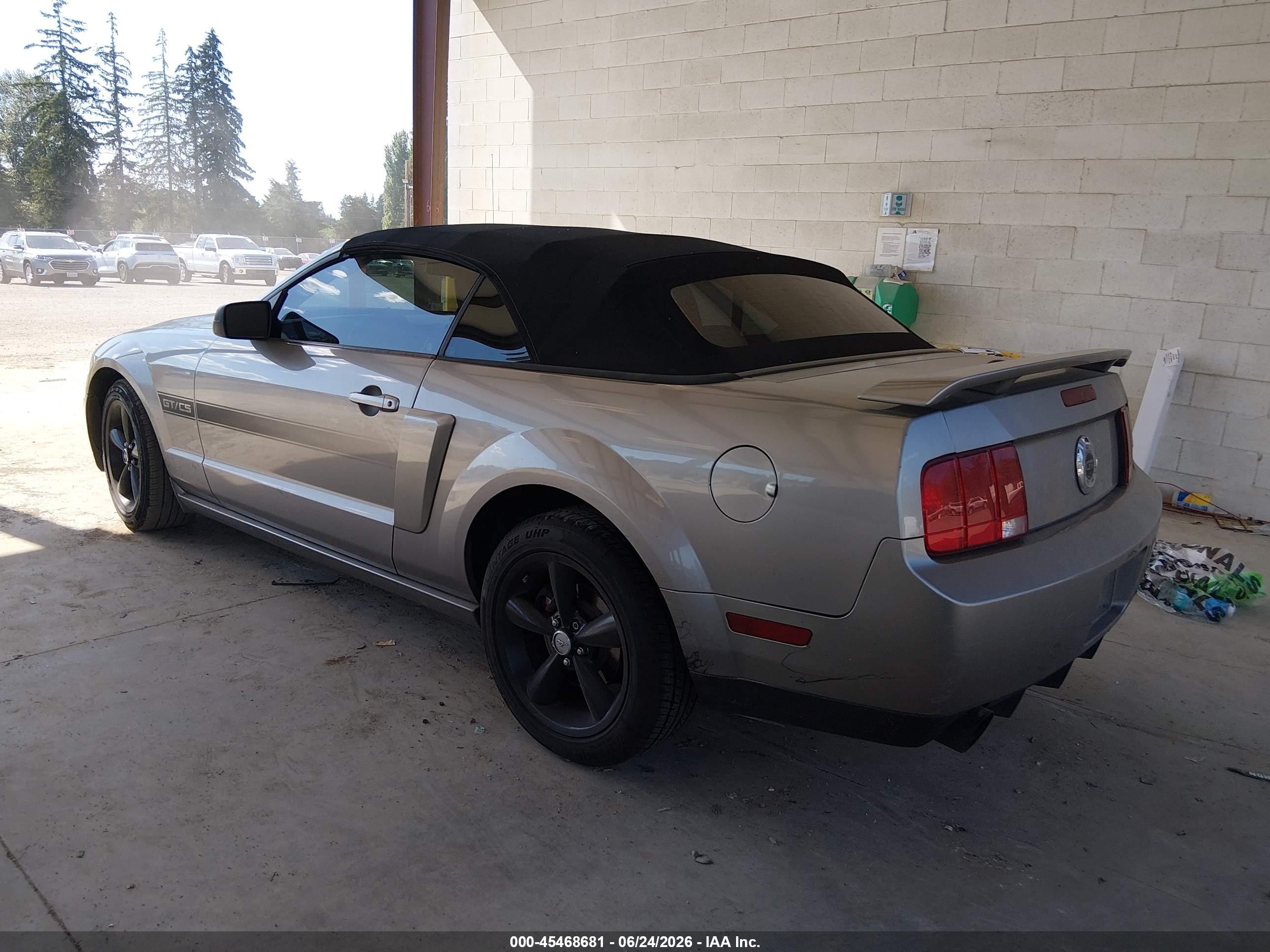 2009 Ford Mustang Gt Silver vin: 1ZVHT85H895121587