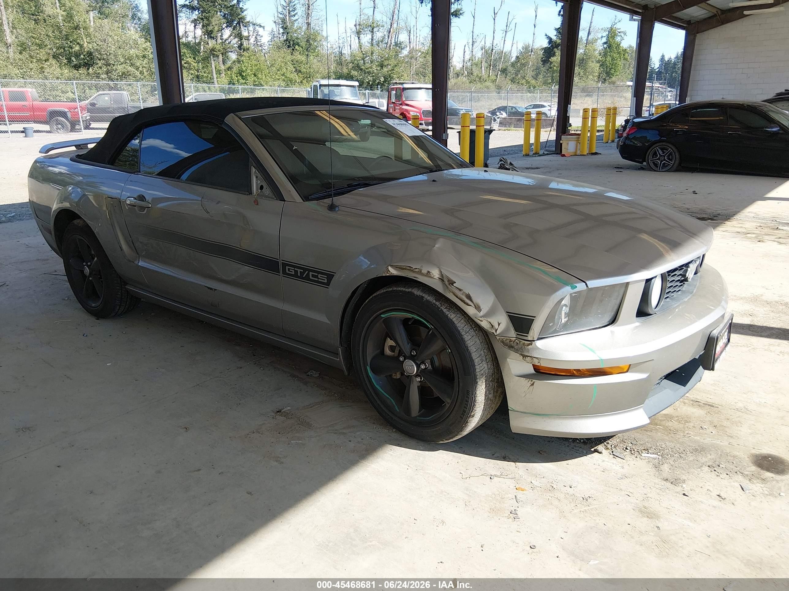 2009 Ford Mustang Gt Silver vin: 1ZVHT85H895121587