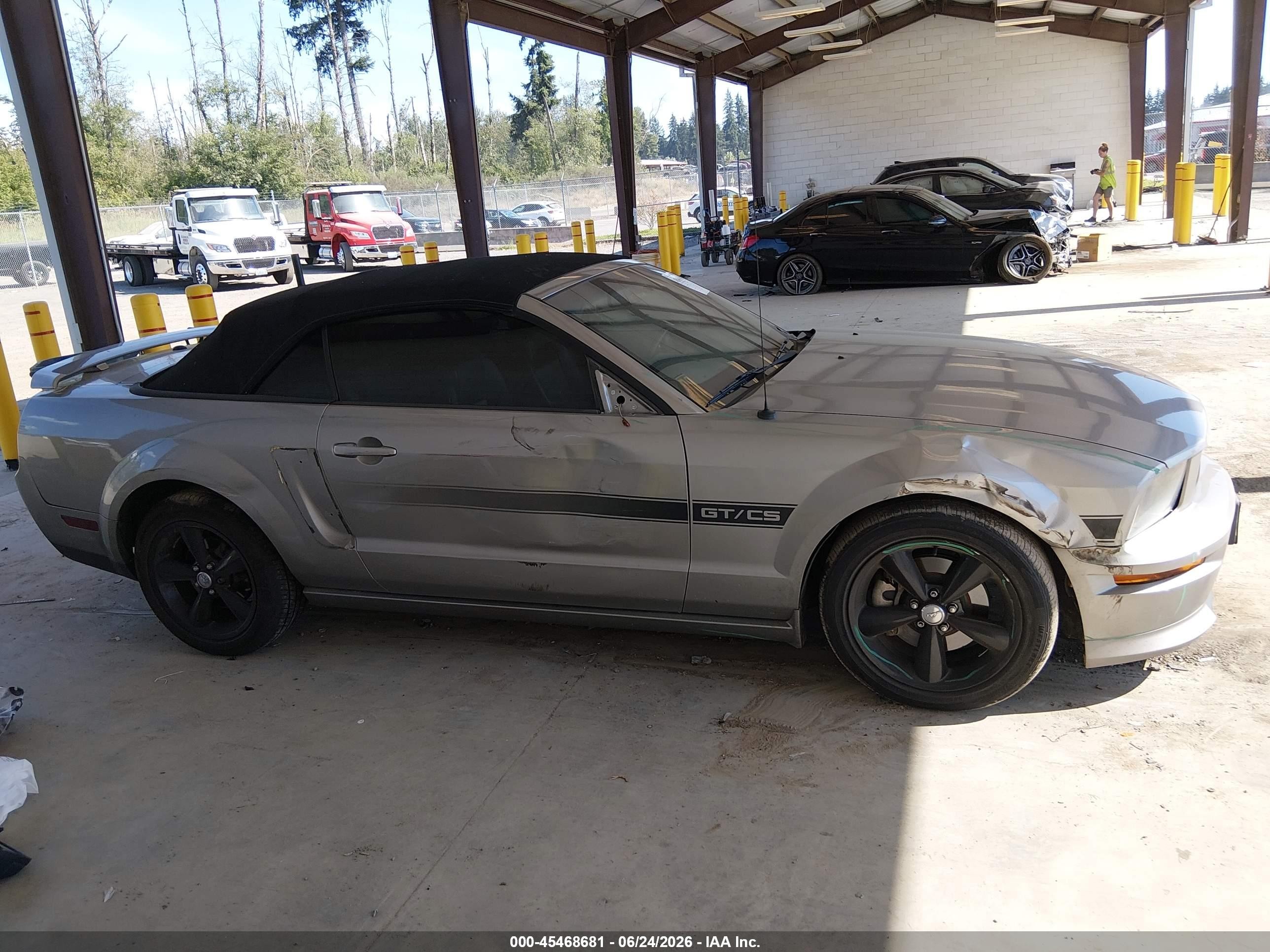 2009 Ford Mustang Gt Silver vin: 1ZVHT85H895121587