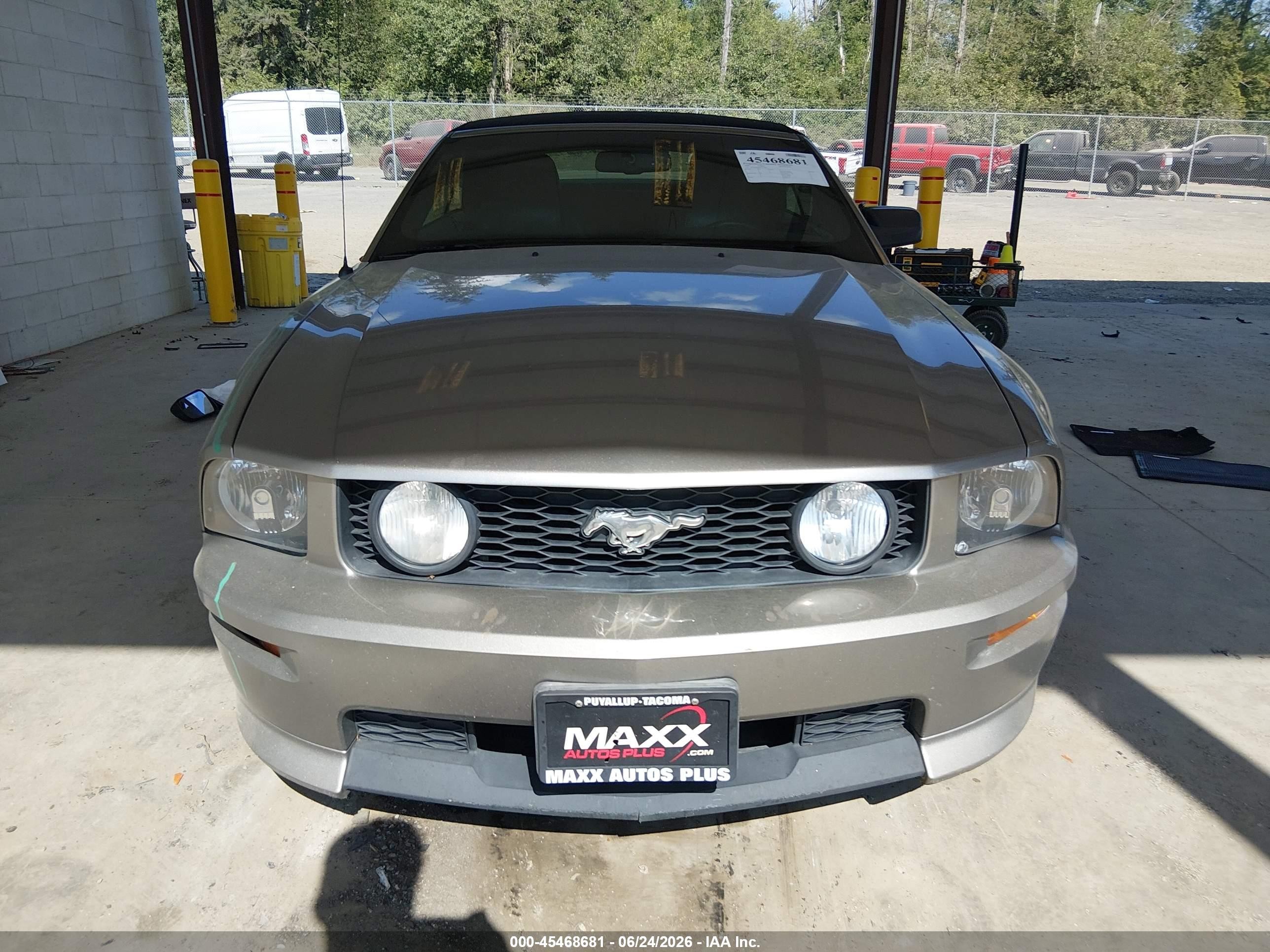 2009 Ford Mustang Gt Silver vin: 1ZVHT85H895121587