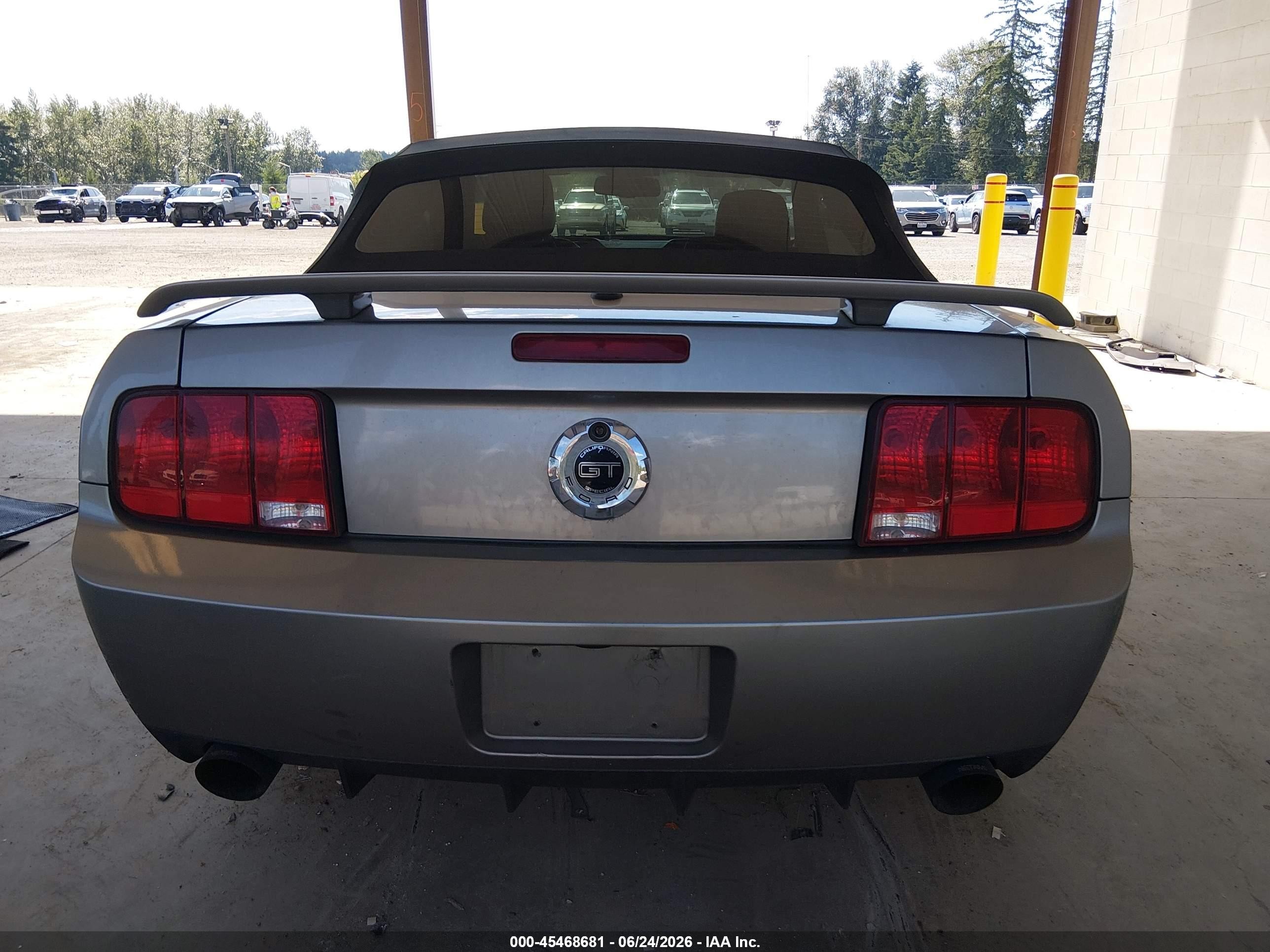 2009 Ford Mustang Gt Silver vin: 1ZVHT85H895121587