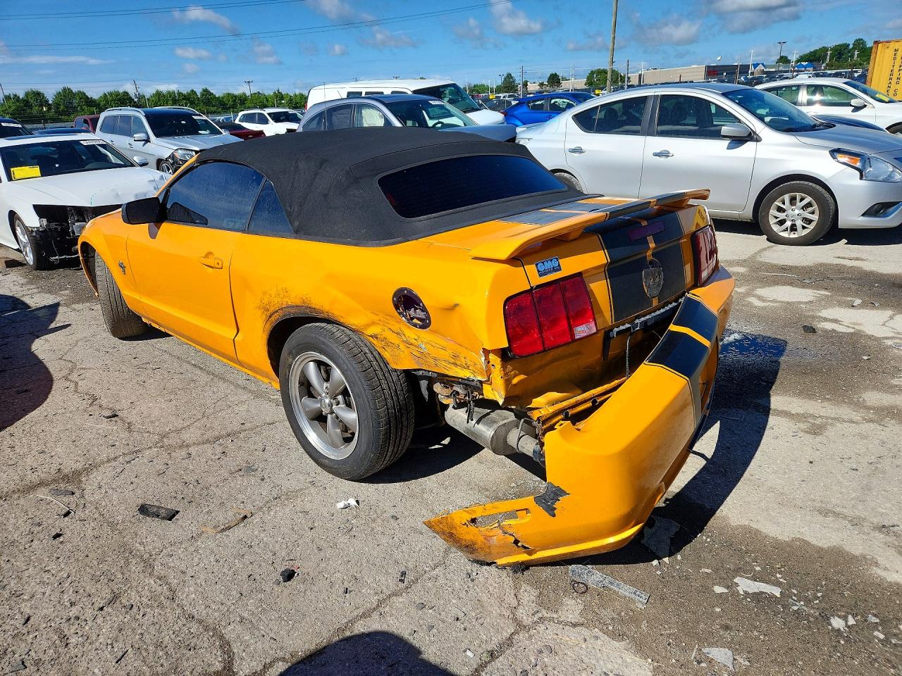 2009 Ford Mustang Gt Orange vin: 1ZVHT85H895142164