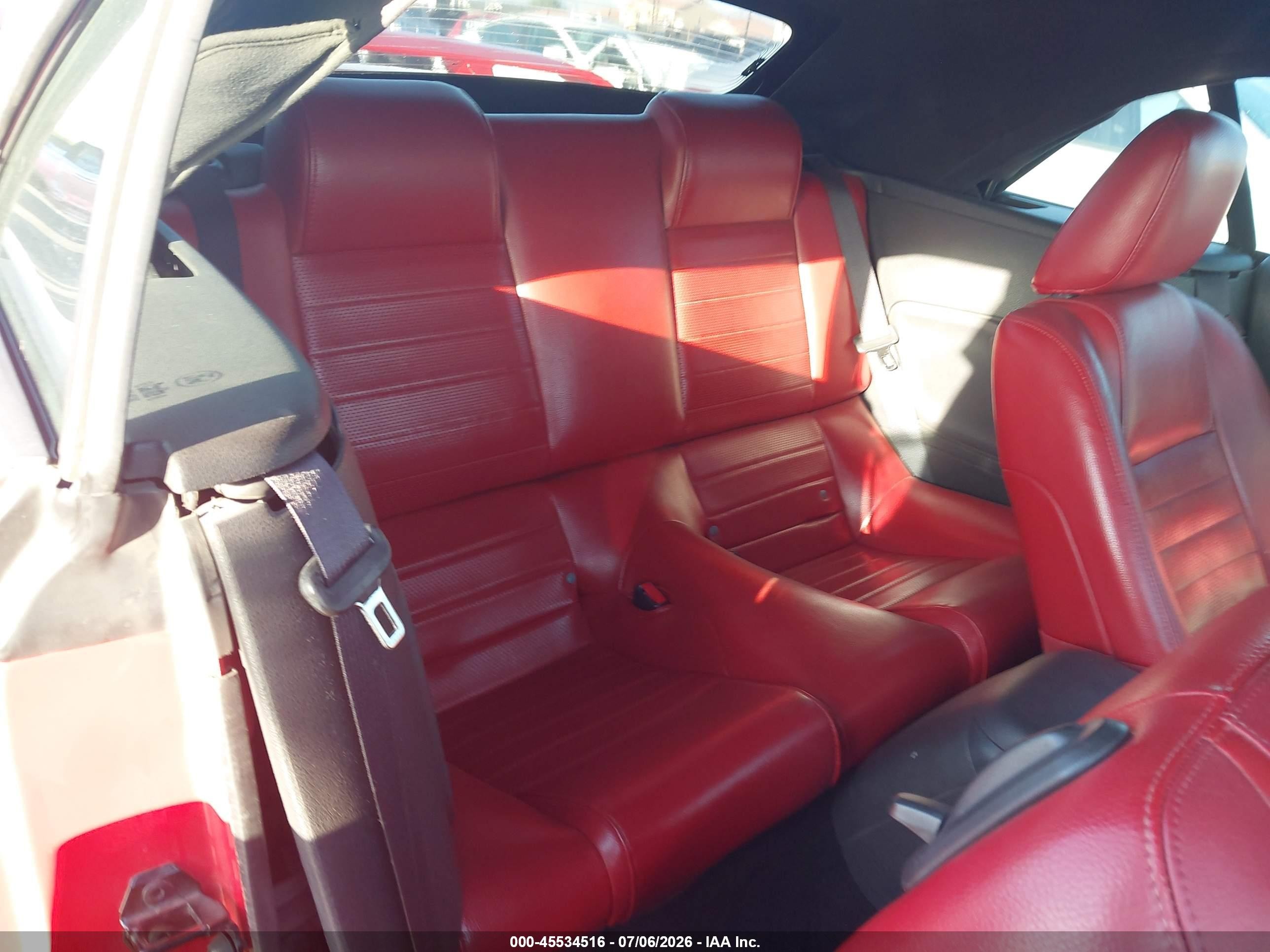 2006 Ford Mustang Gt Red vin: 1ZVHT85H965110156