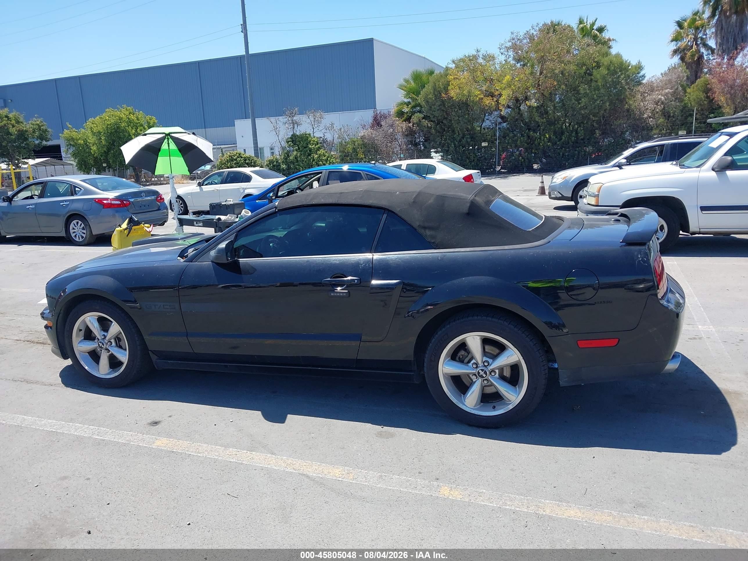 2007 Ford Mustang Gt Deluxe/gt Premium Черный vin: 1ZVHT85HX75229254