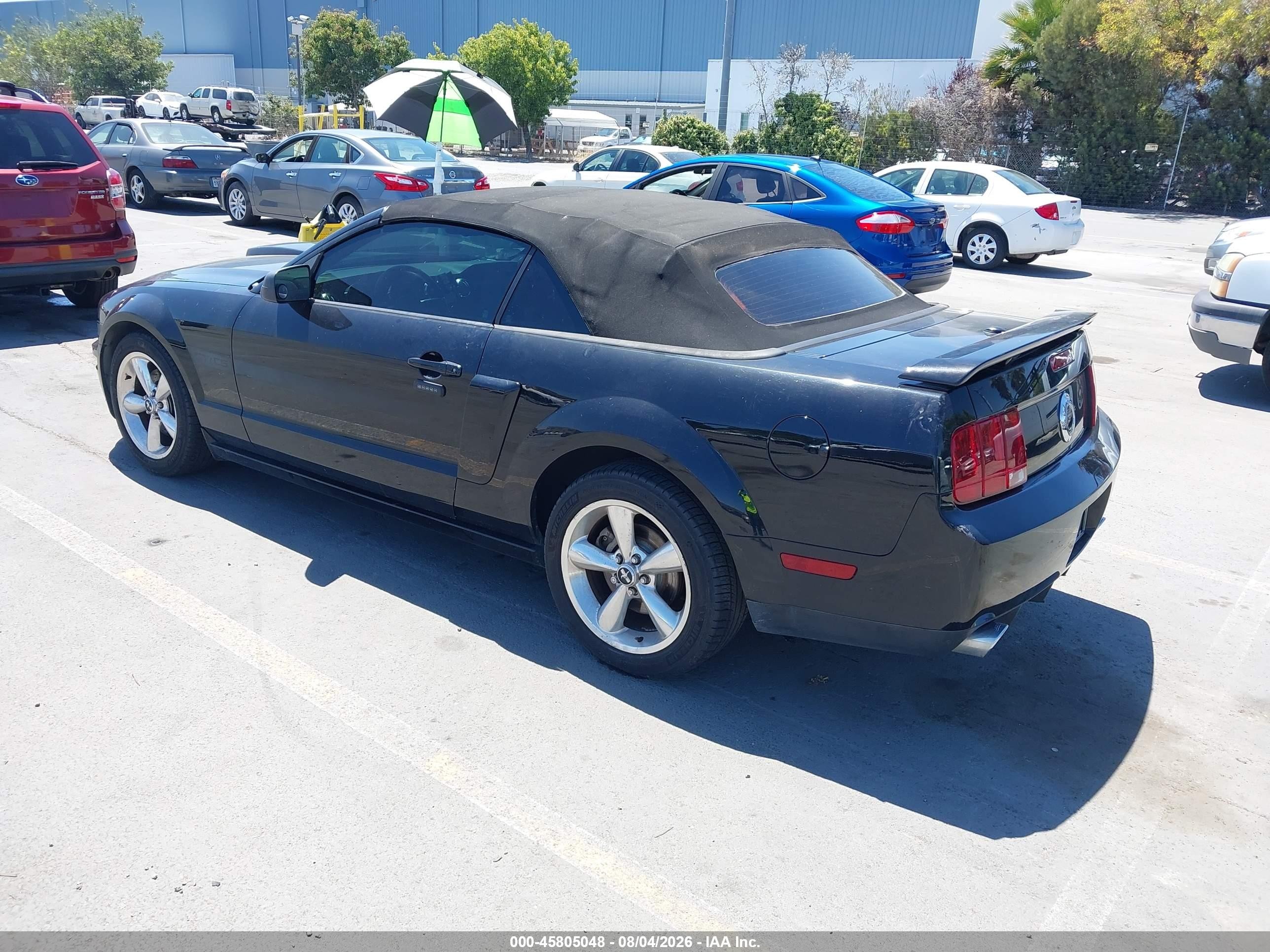 2007 Ford Mustang Gt Deluxe/gt Premium Черный vin: 1ZVHT85HX75229254