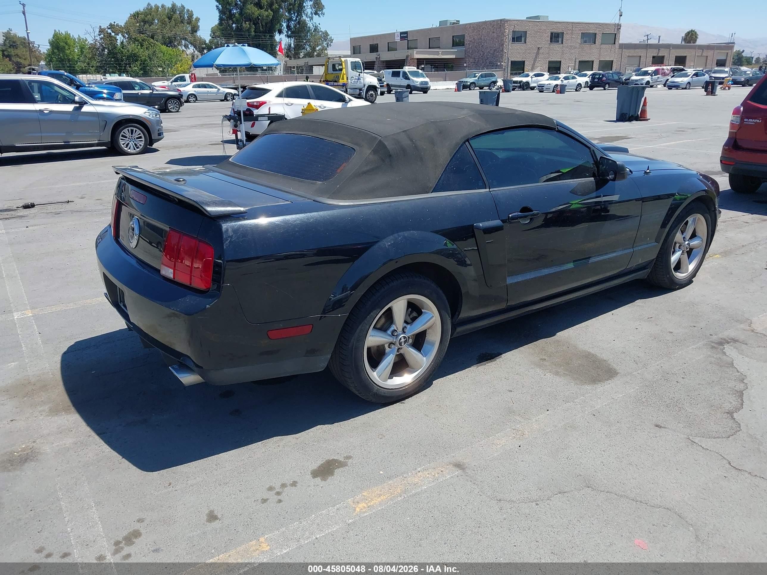 2007 Ford Mustang Gt Deluxe/gt Premium Черный vin: 1ZVHT85HX75229254