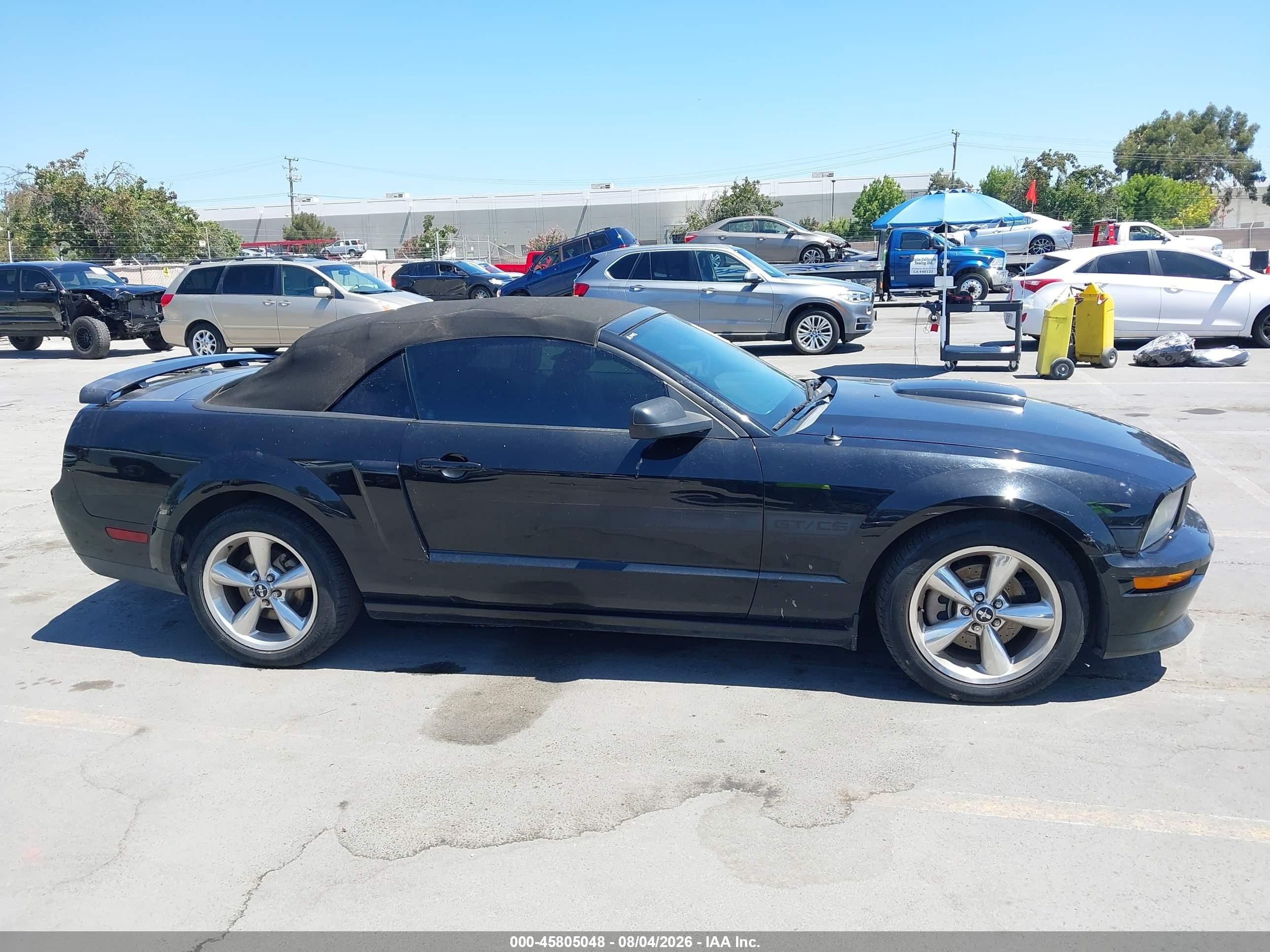 2007 Ford Mustang Gt Deluxe/gt Premium Черный vin: 1ZVHT85HX75229254