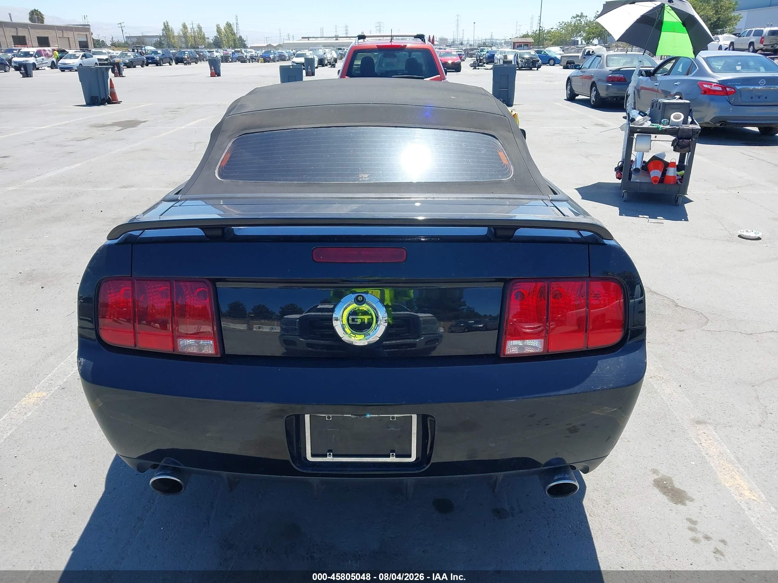 2007 Ford Mustang Gt Deluxe/gt Premium Черный vin: 1ZVHT85HX75229254