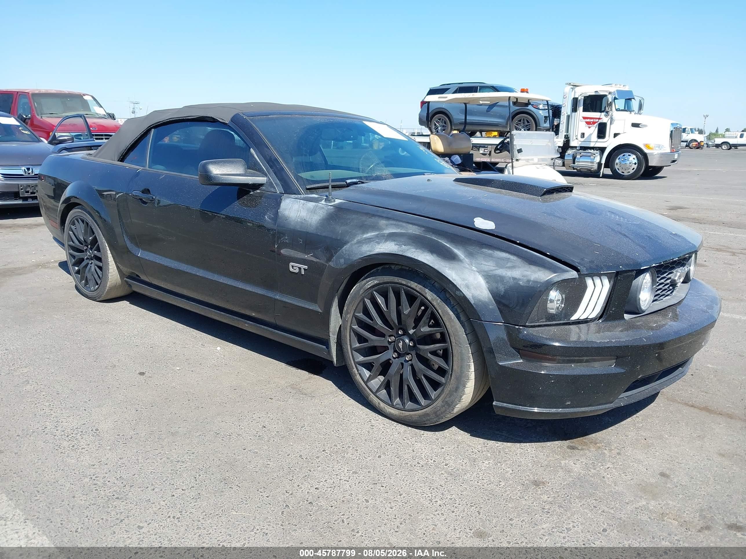 2007 Ford Mustang Gt Deluxe/gt Premium Black vin: 1ZVHT85HX75338278
