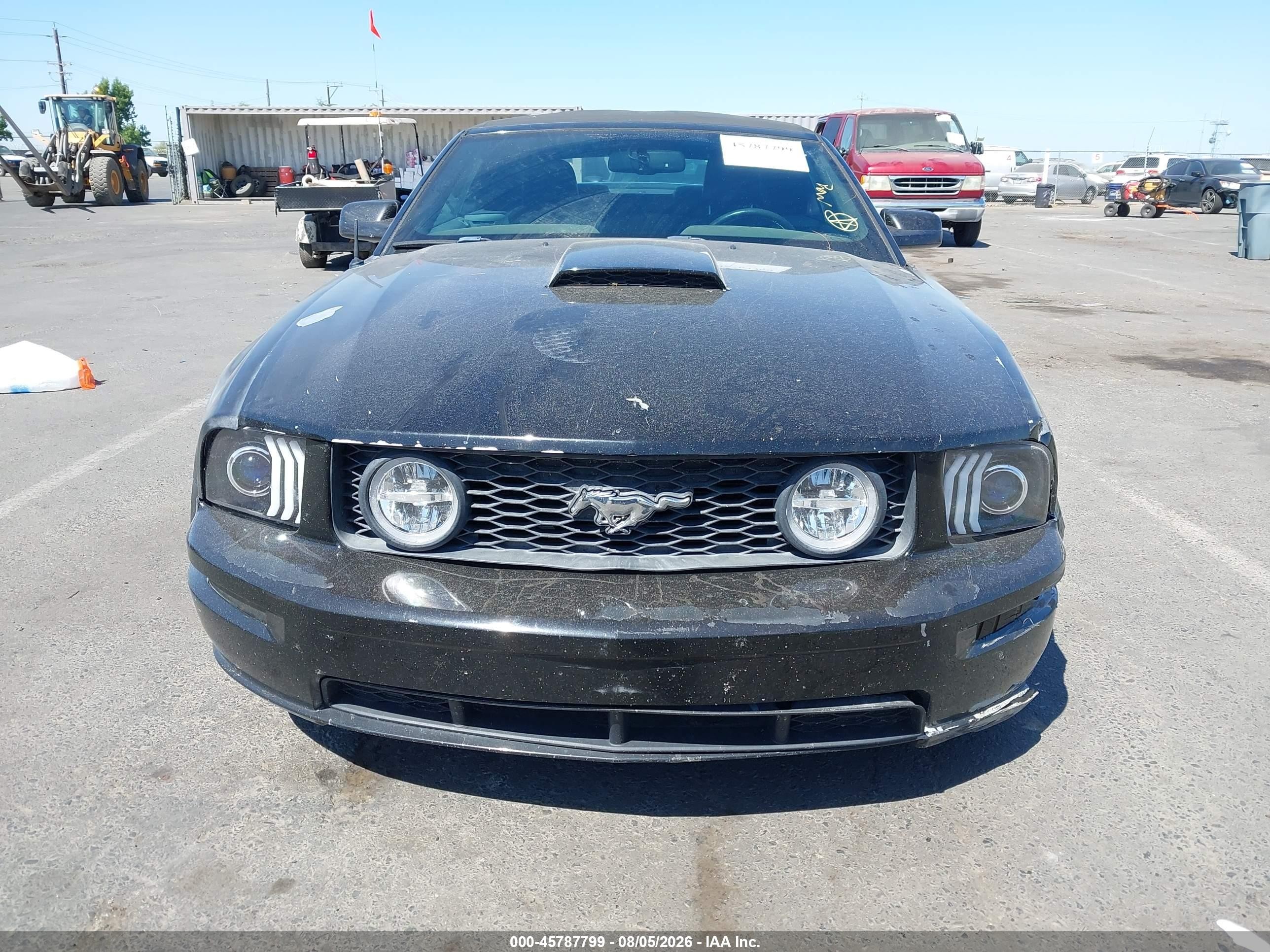 2007 Ford Mustang Gt Deluxe/gt Premium Black vin: 1ZVHT85HX75338278