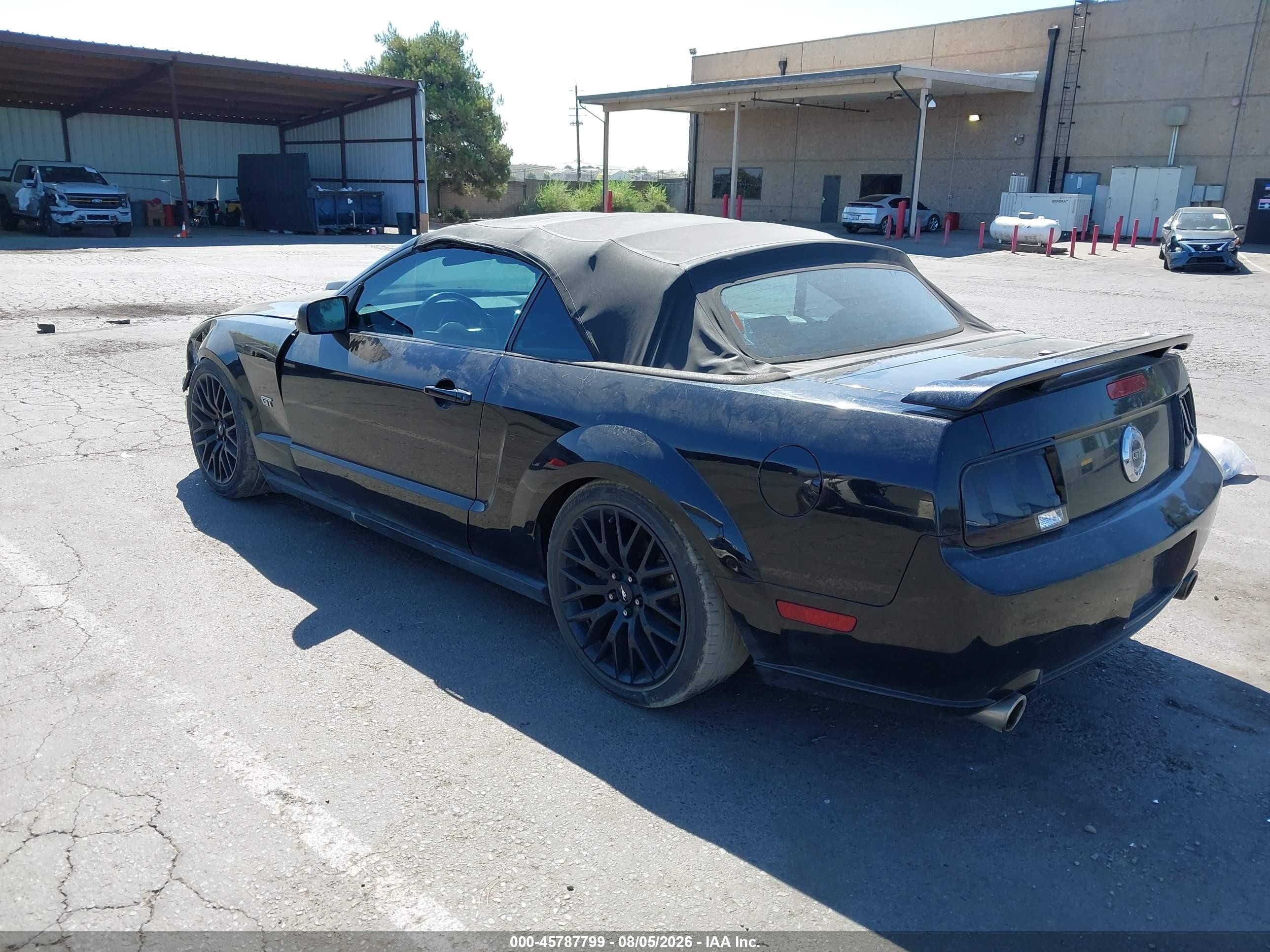 2007 Ford Mustang Gt Deluxe/gt Premium Black vin: 1ZVHT85HX75338278