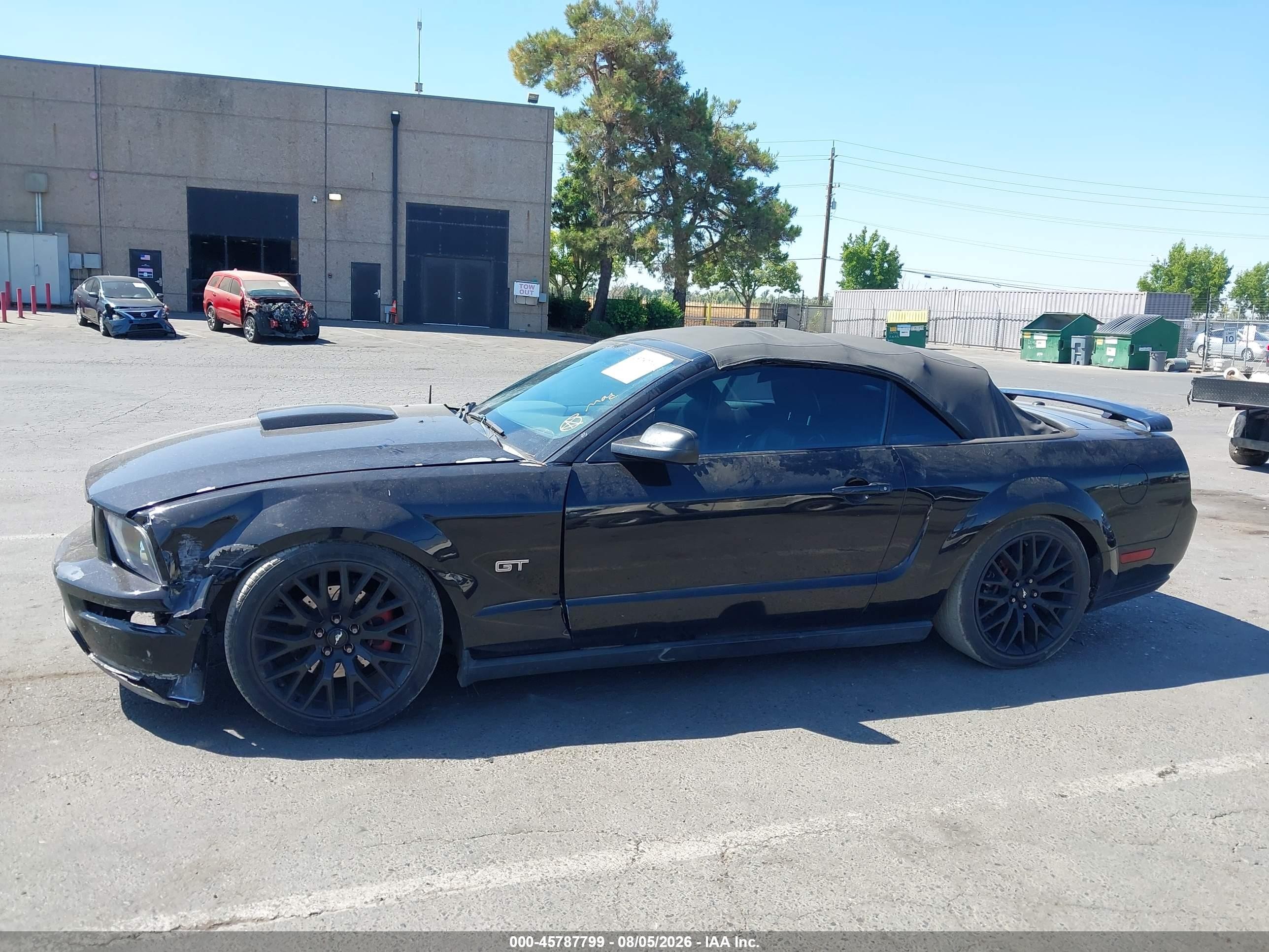 2007 Ford Mustang Gt Deluxe/gt Premium Black vin: 1ZVHT85HX75338278
