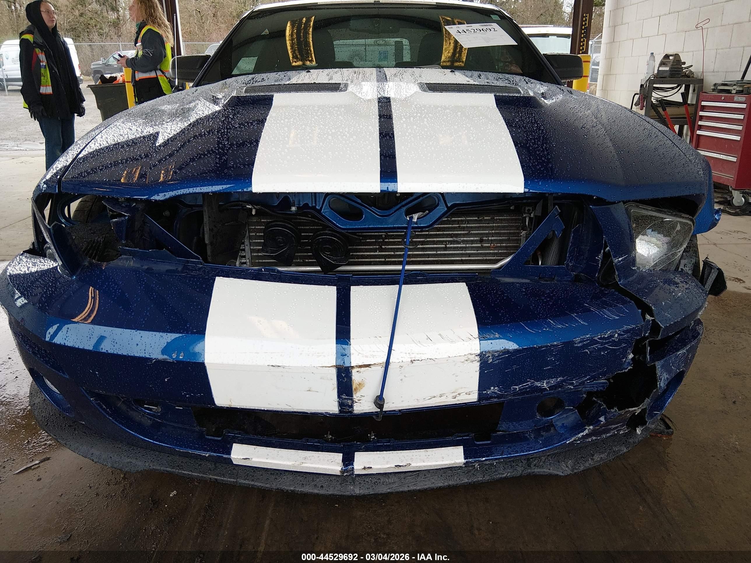 2007 Ford Shelby Gt500   Blue vin: 1ZVHT88S175275384