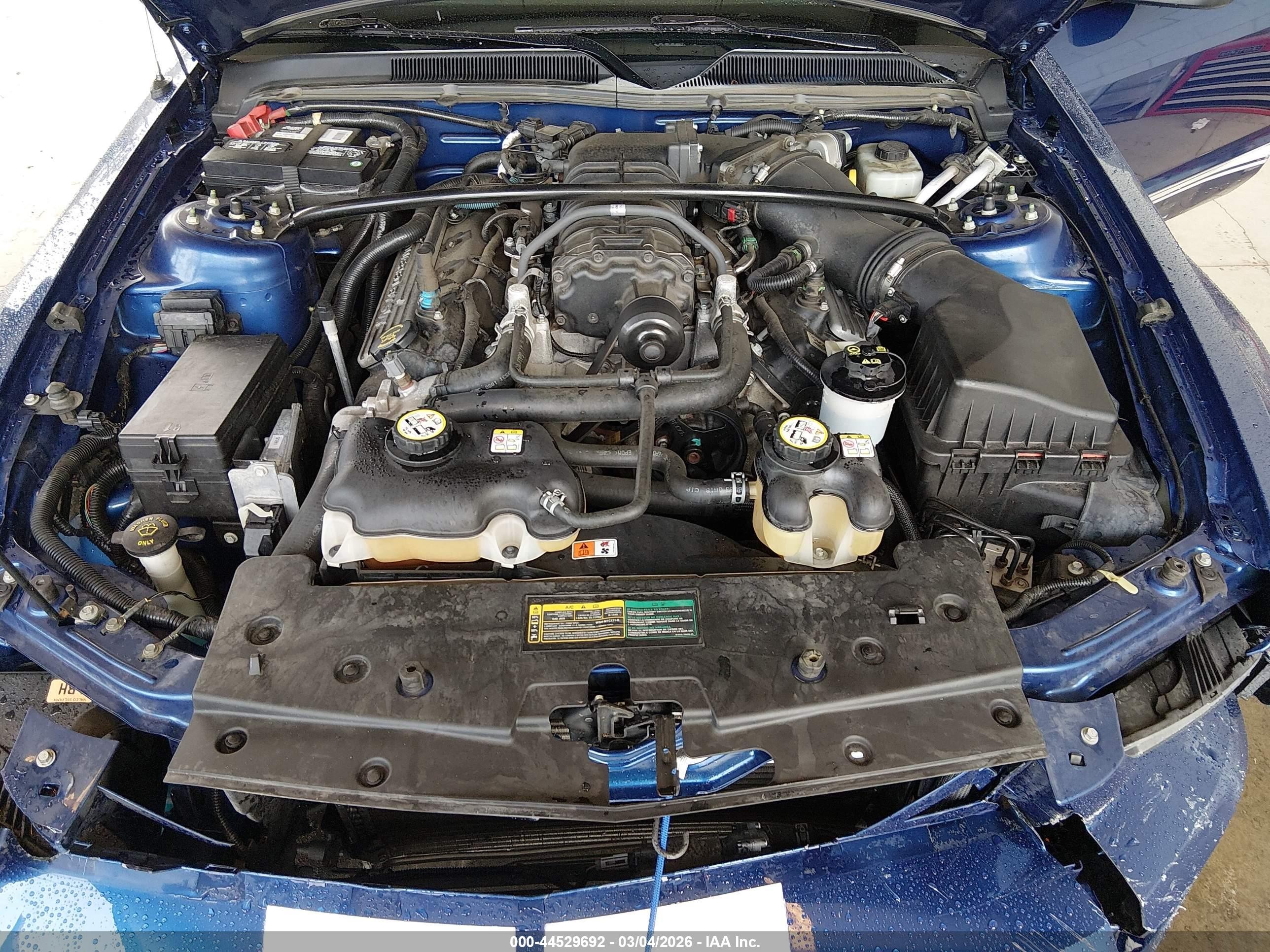 2007 Ford Shelby Gt500   Blue vin: 1ZVHT88S175275384